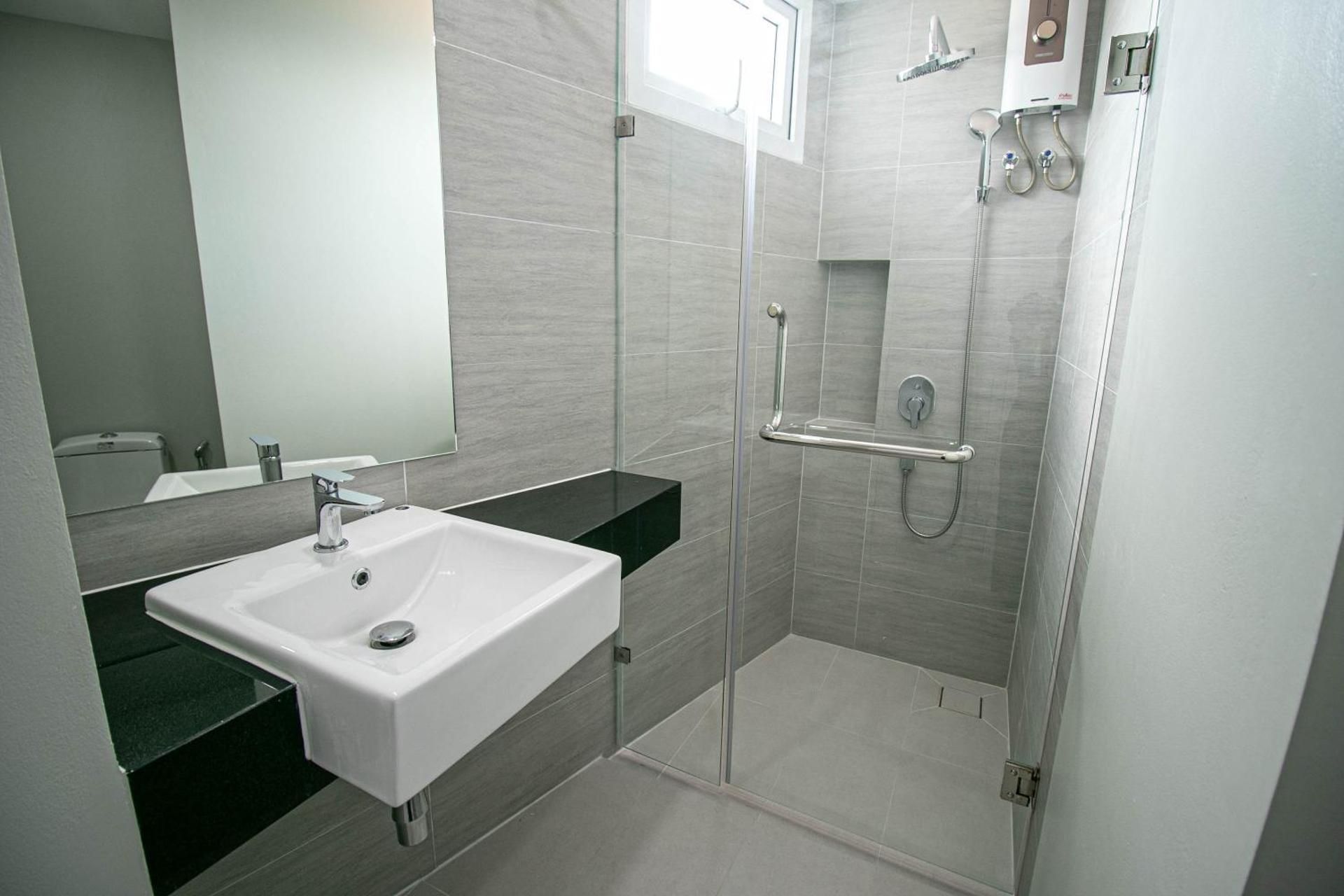 Family Room with Shower