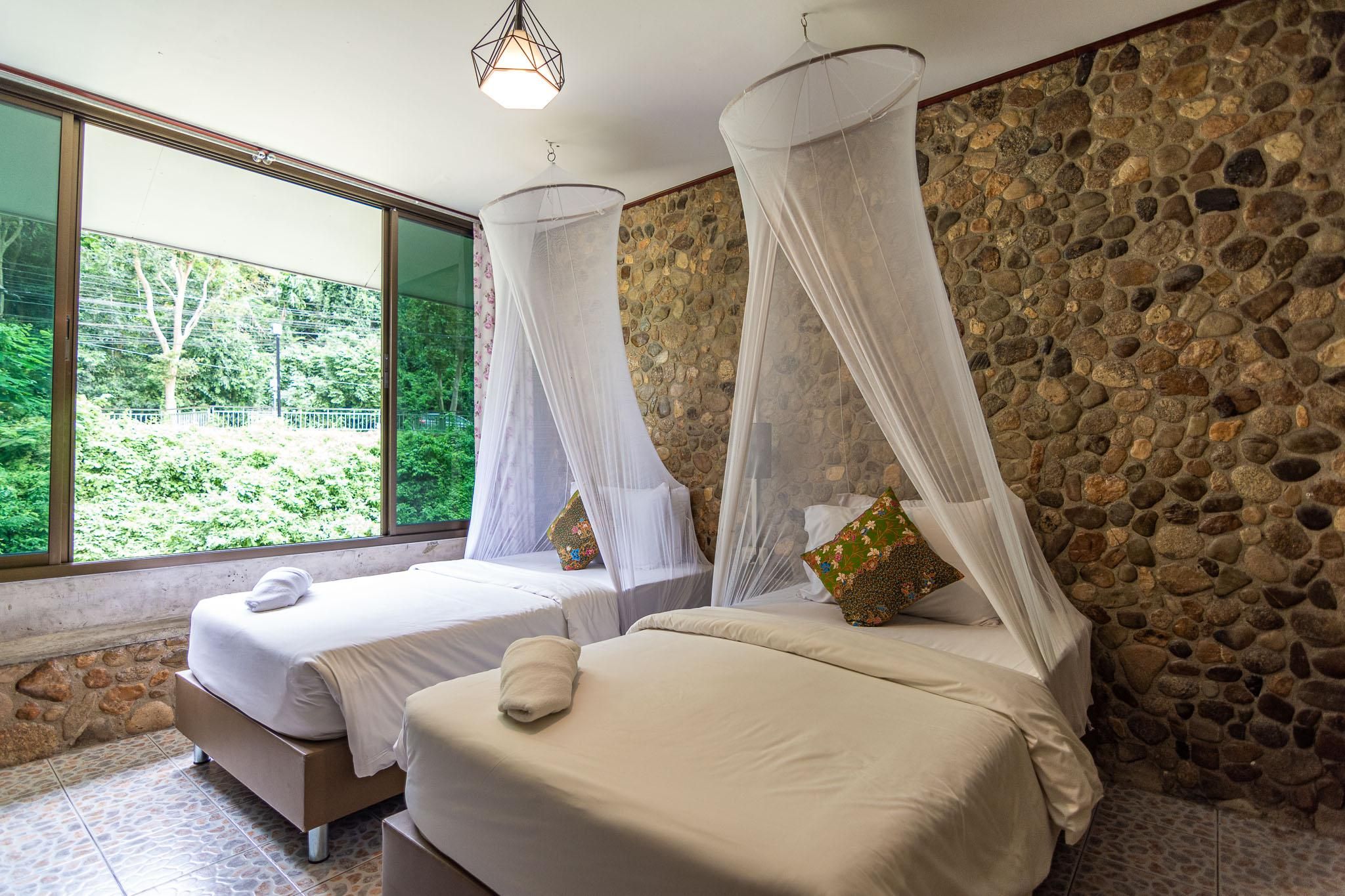 Thansila Resort River View Twin Room