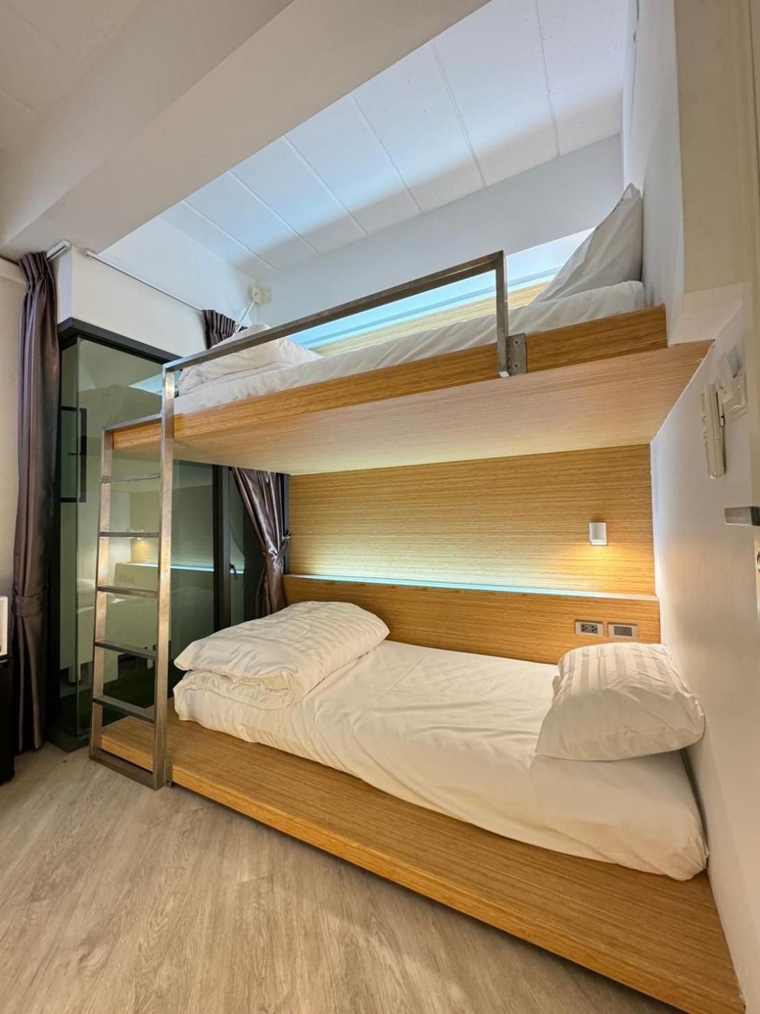bunk bed private bathroom