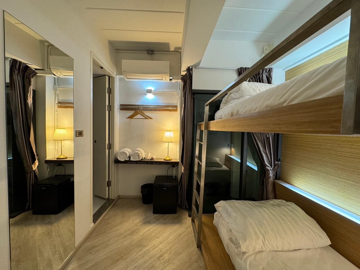 bunk bed private bathroom