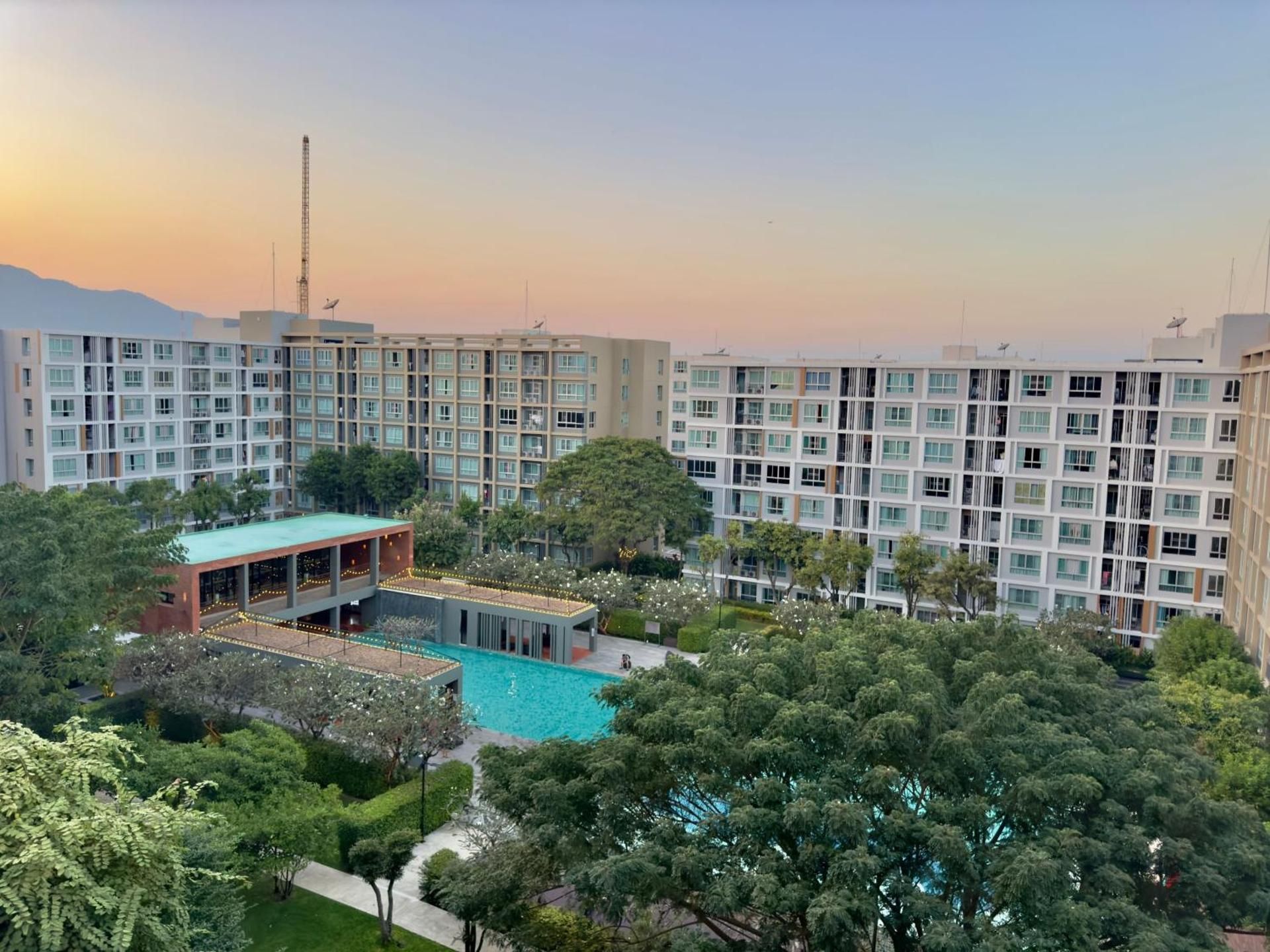 Condo is next to the mall Big swimming pool