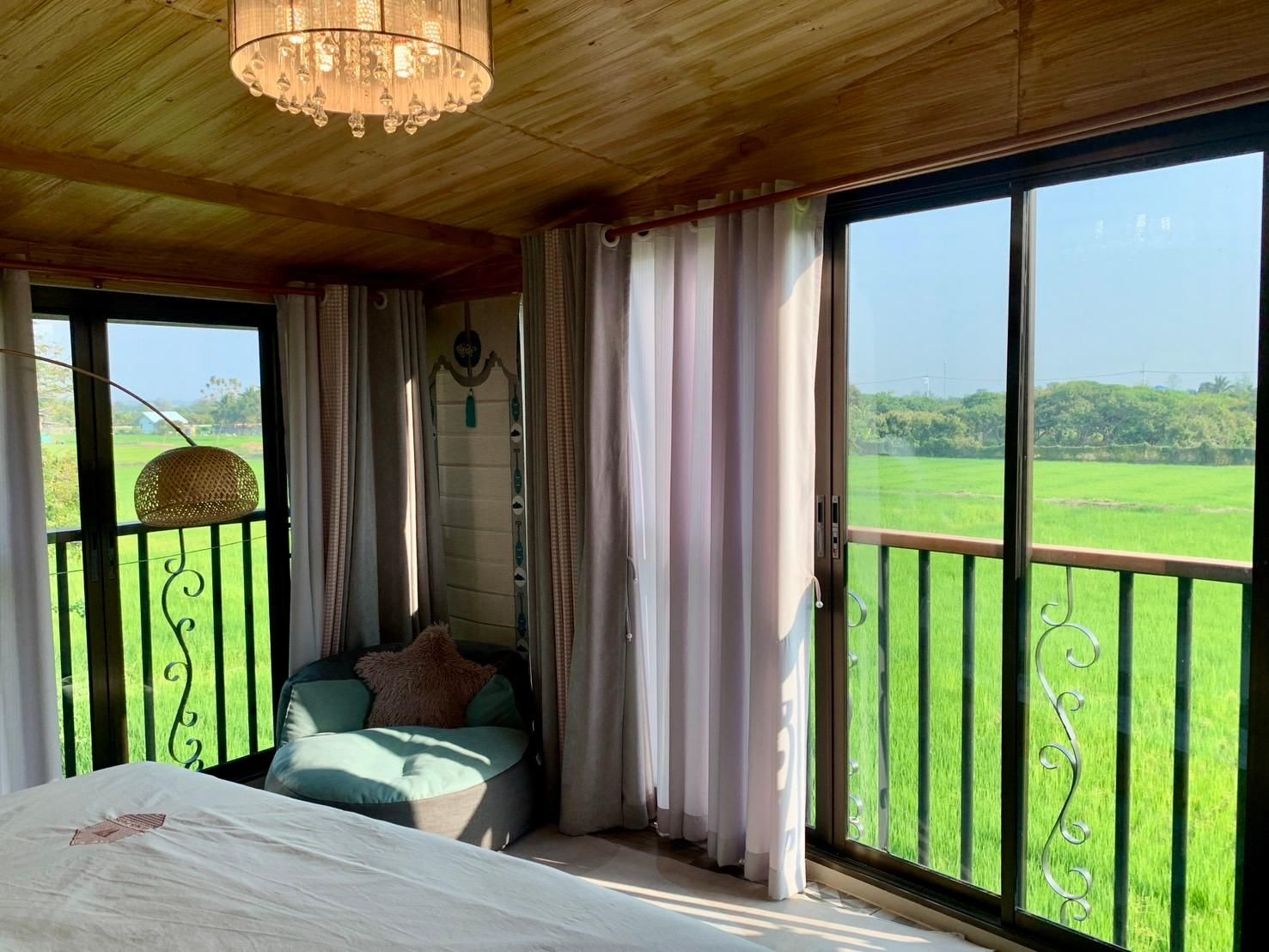 Rice Field View Double Room - Non-Smoking