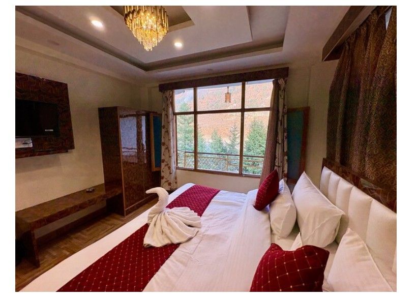 Hotel Oscar - A Boutique Hotel in Old Manali Deluxe Room Mountain View