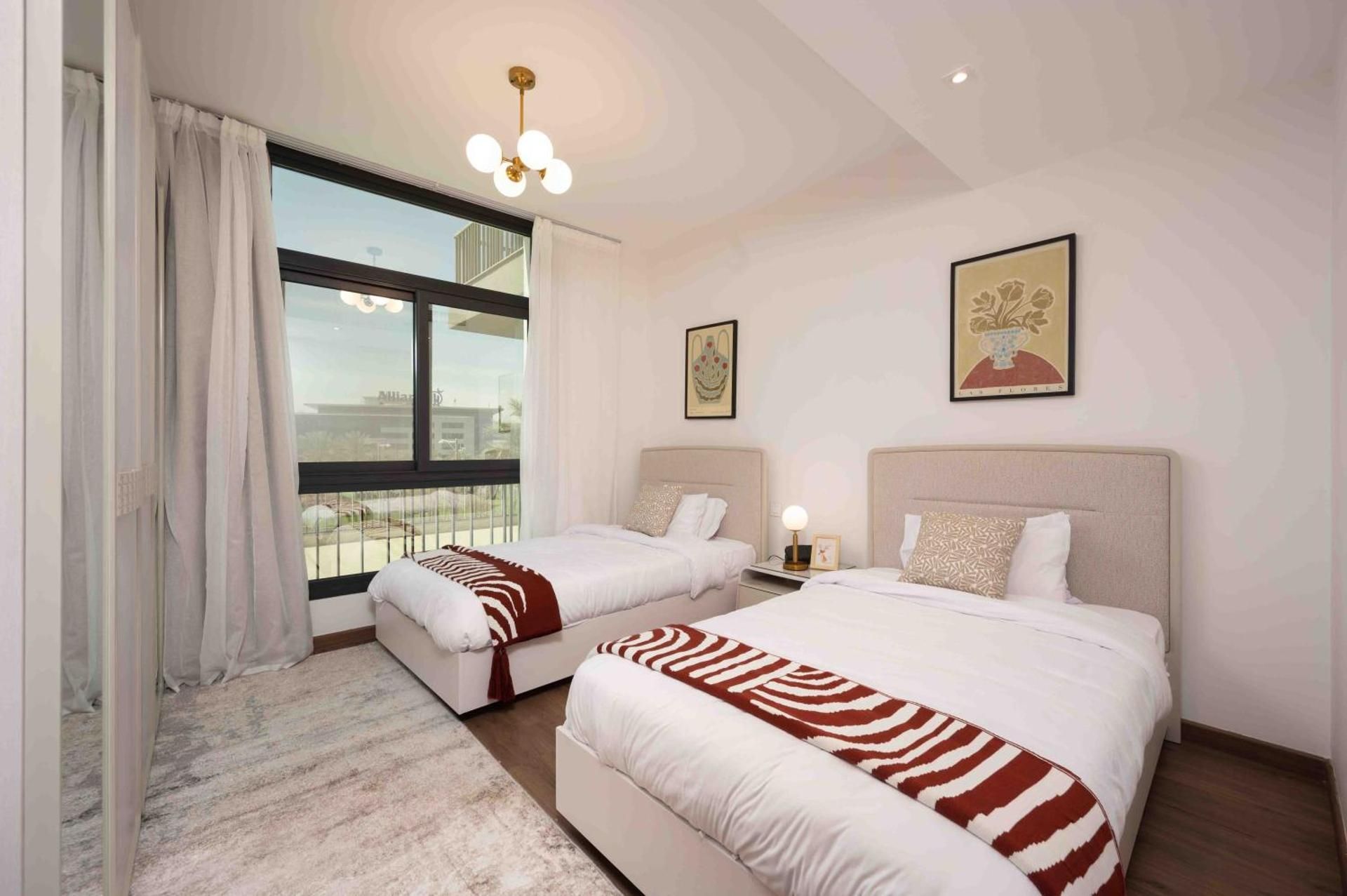 Two-Bedroom Apartment with Balcony