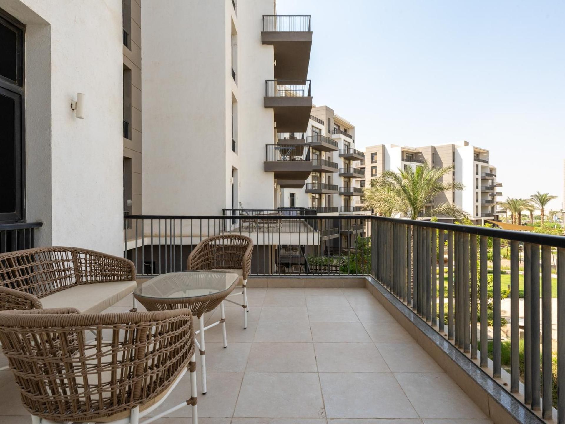 Two-Bedroom Apartment with Garden View