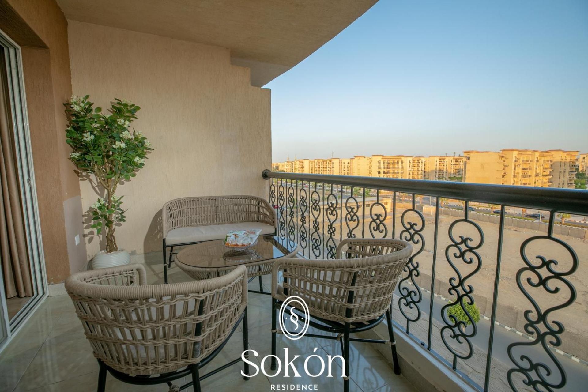 Sokon Residence - New Cairo - El Rehab Studio with Garden View 2