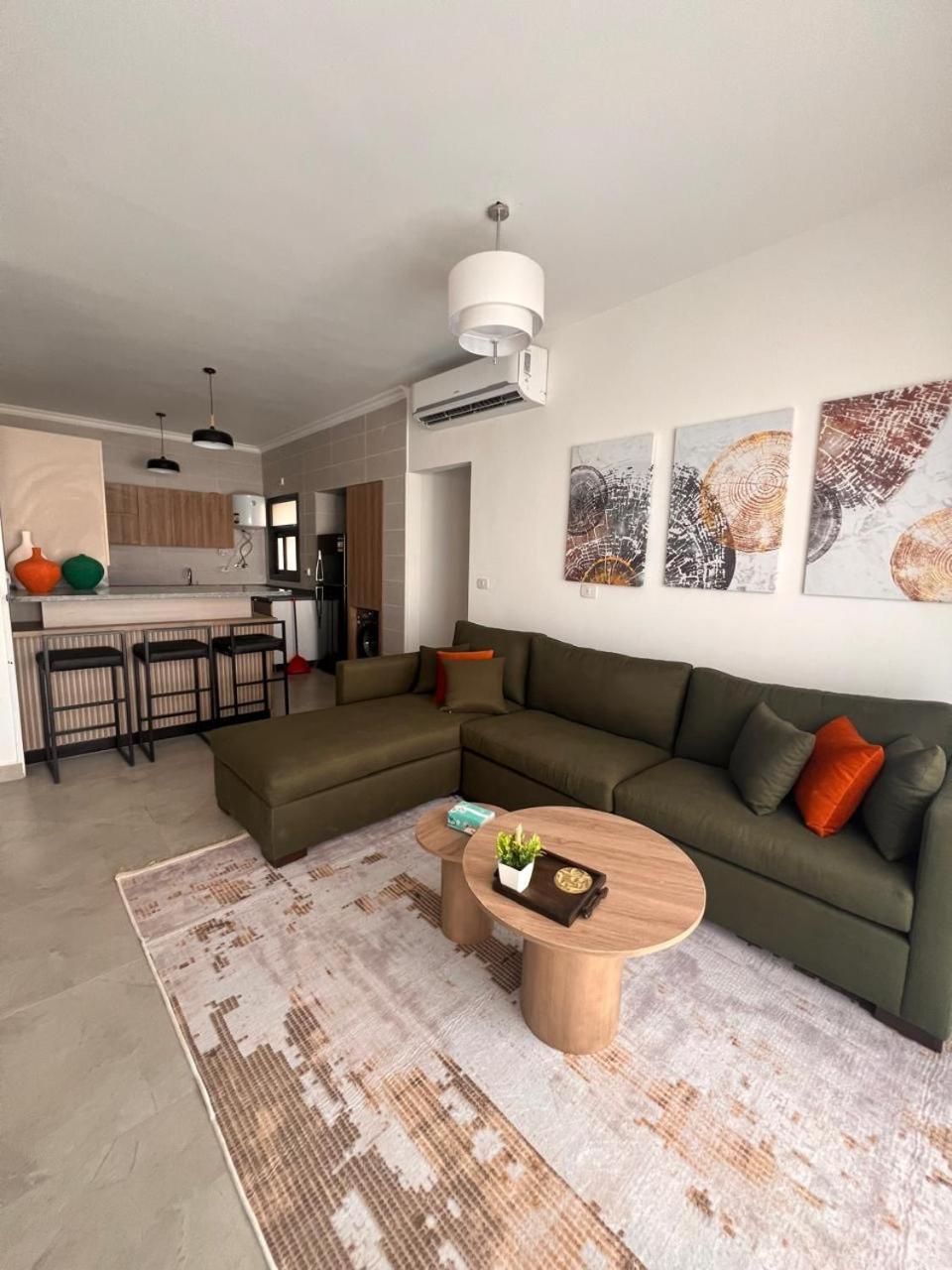 Three-Bedroom Apartment with View