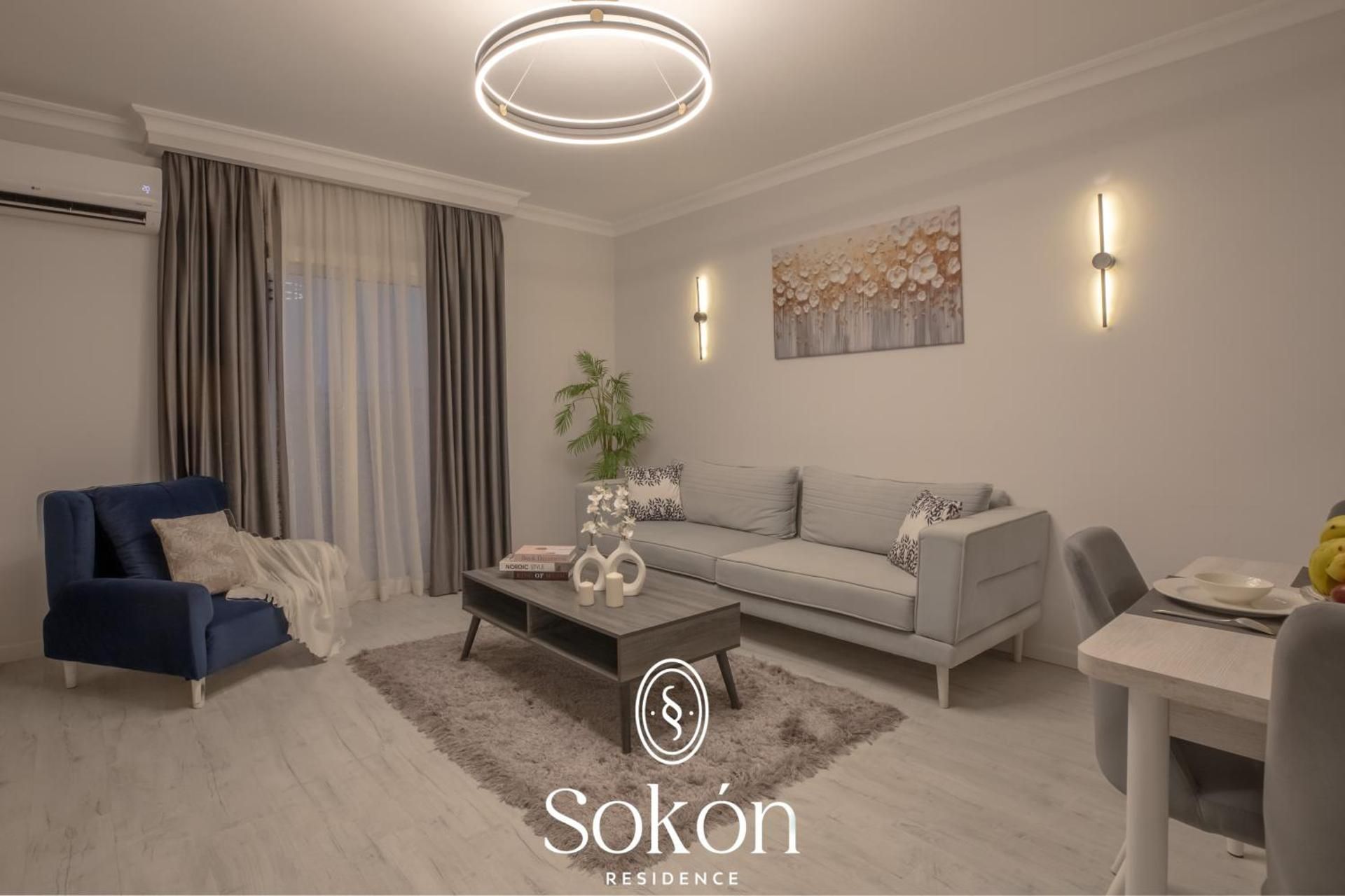 Sokon Residence Al Rehab Two-Bedroom Apartment with Garden View