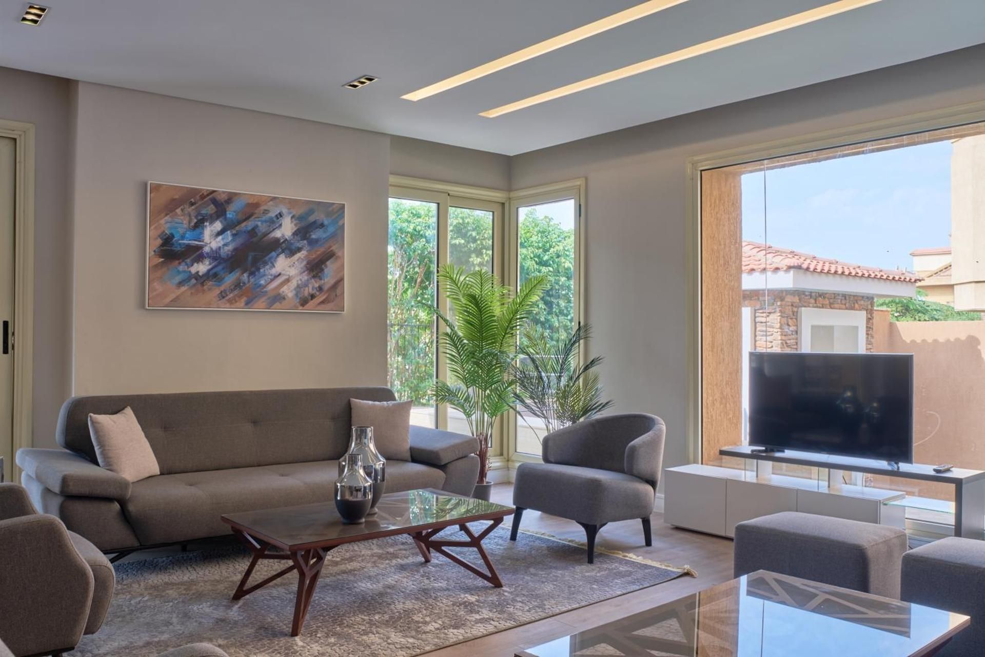 shared lounge/tv area