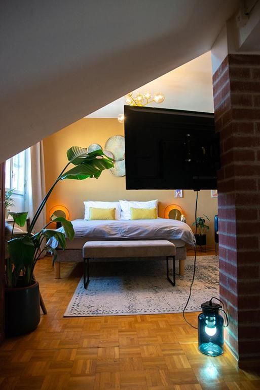 WowAppartements vue sur le jet d'eau One-Bedroom Apartment 3