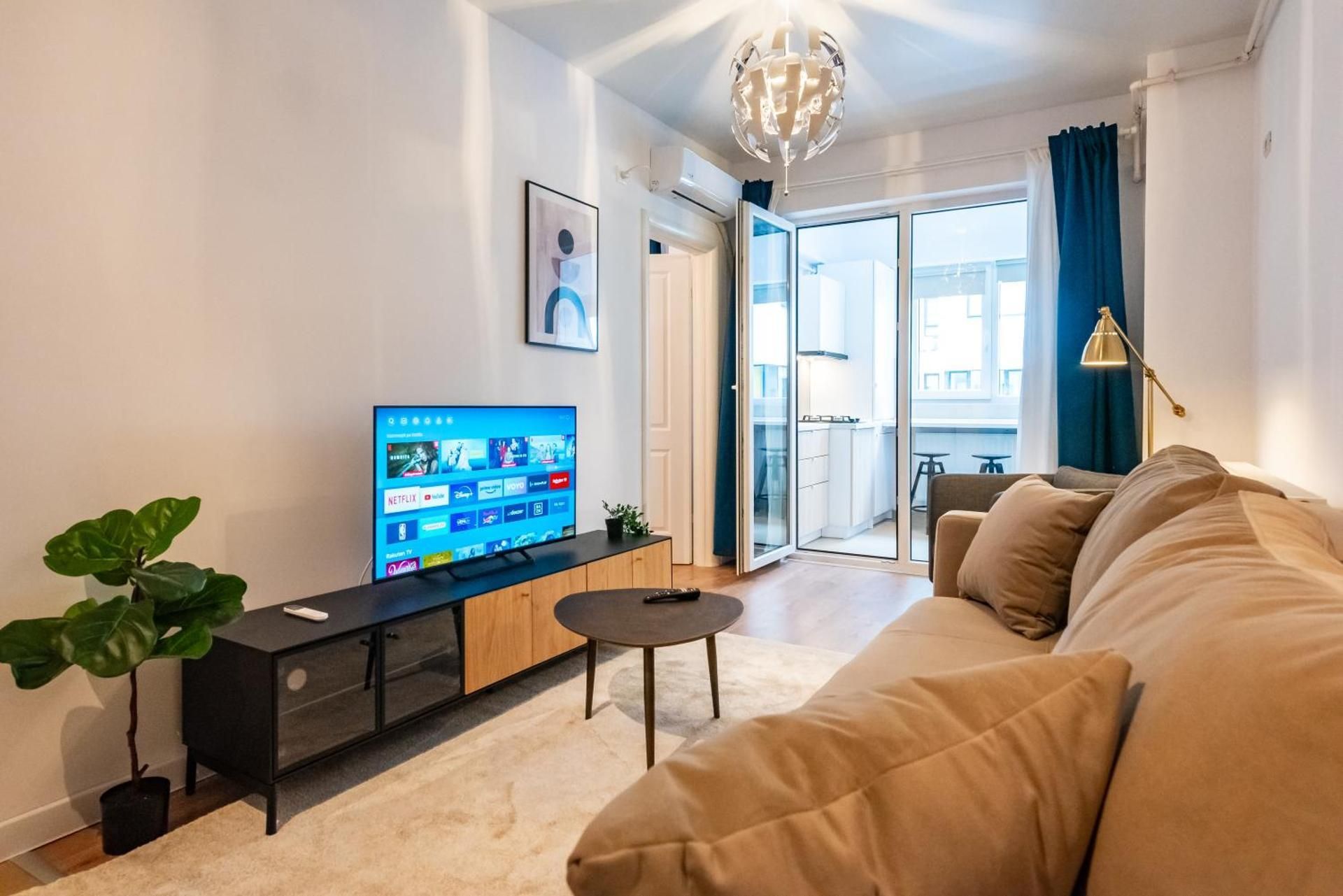 One-Bedroom Apartment with Garden View