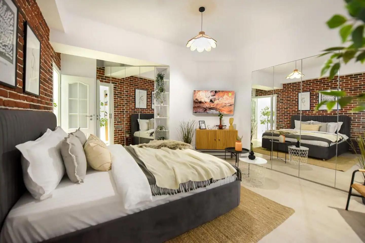 Premium One-Bedroom Apartment with Balcony and Inner Court View