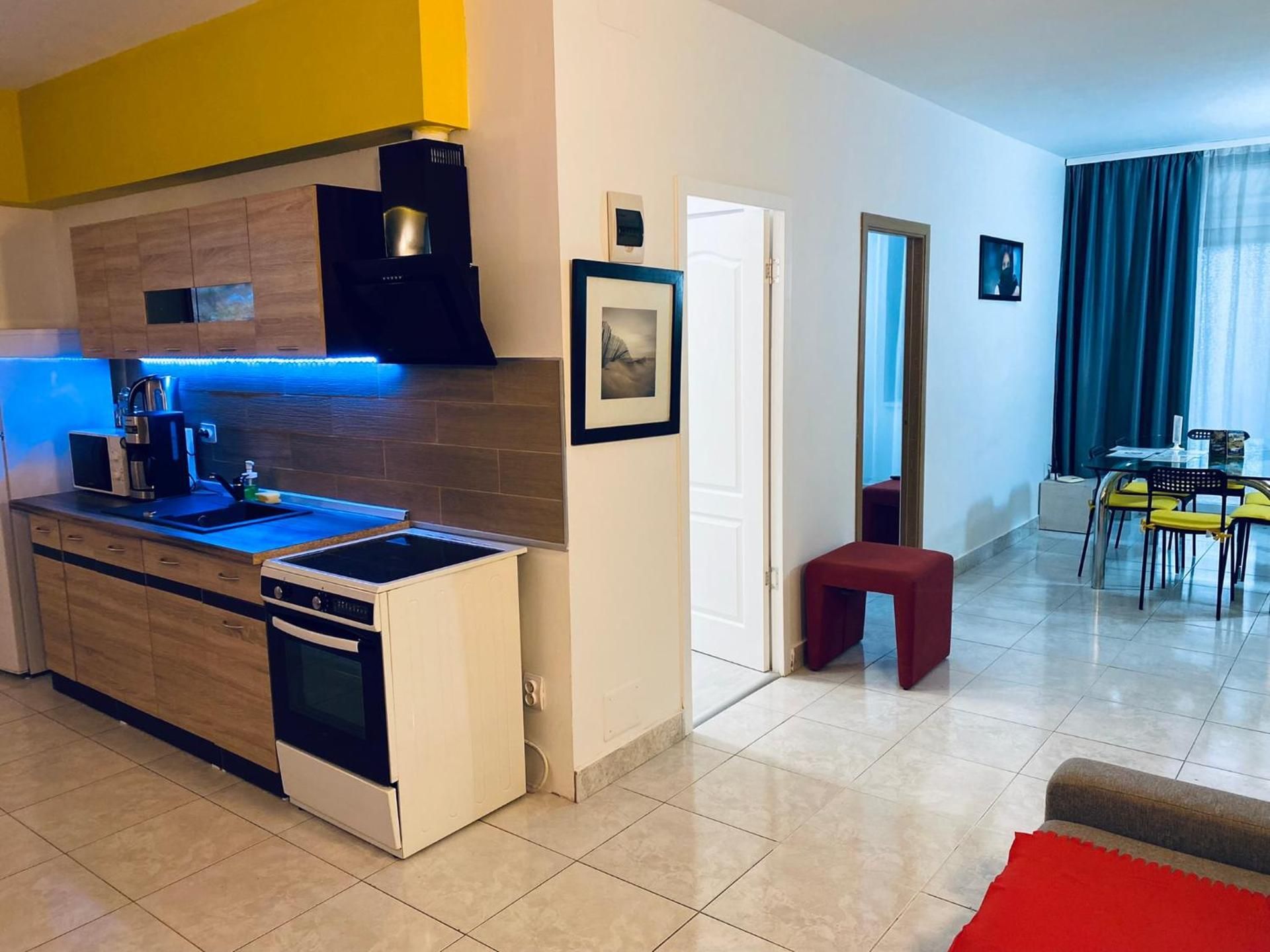 Three-Bedroom Apartment with Balcony