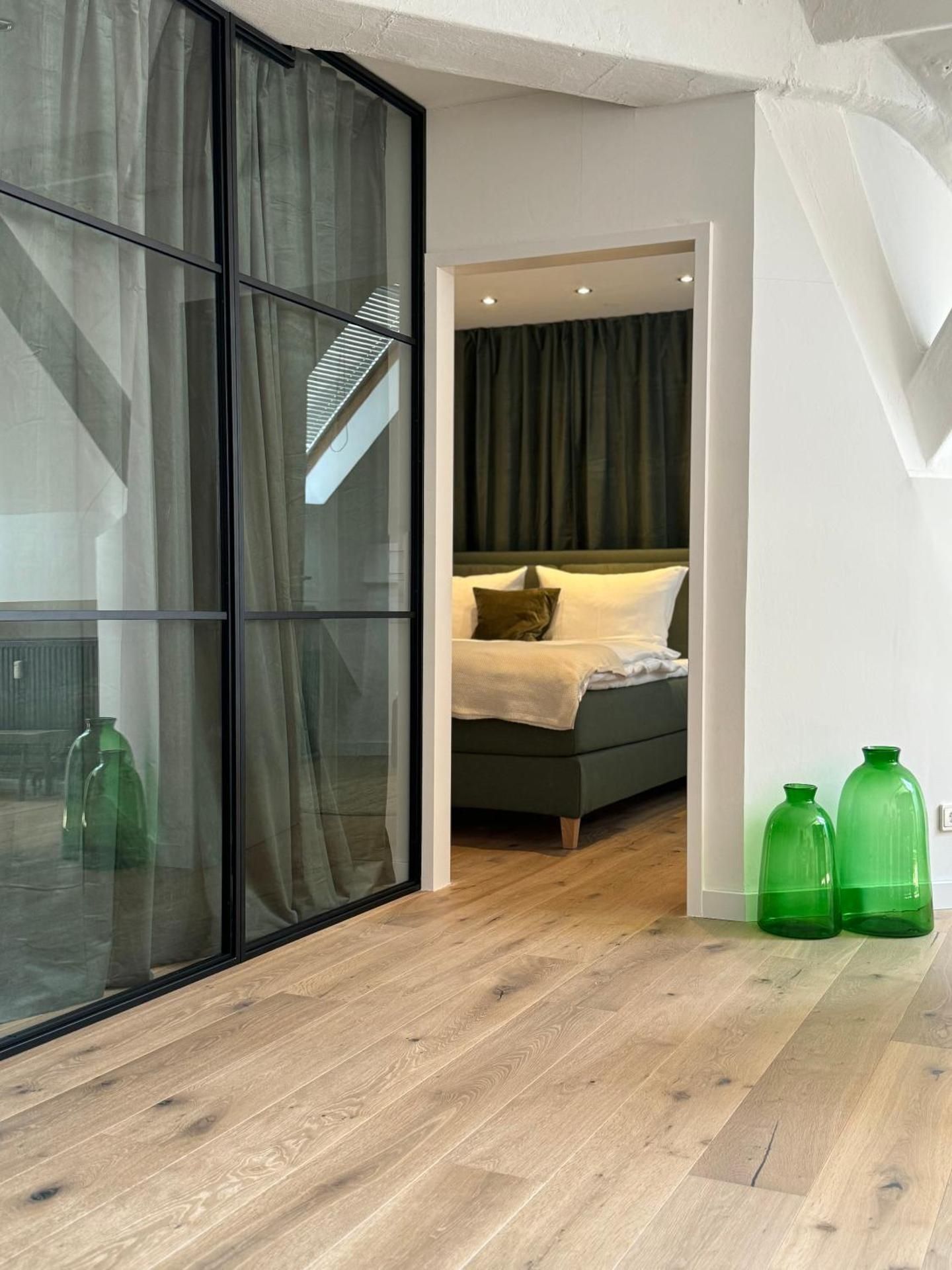 Deluxe Two-Bedroom Apartment with Garden View