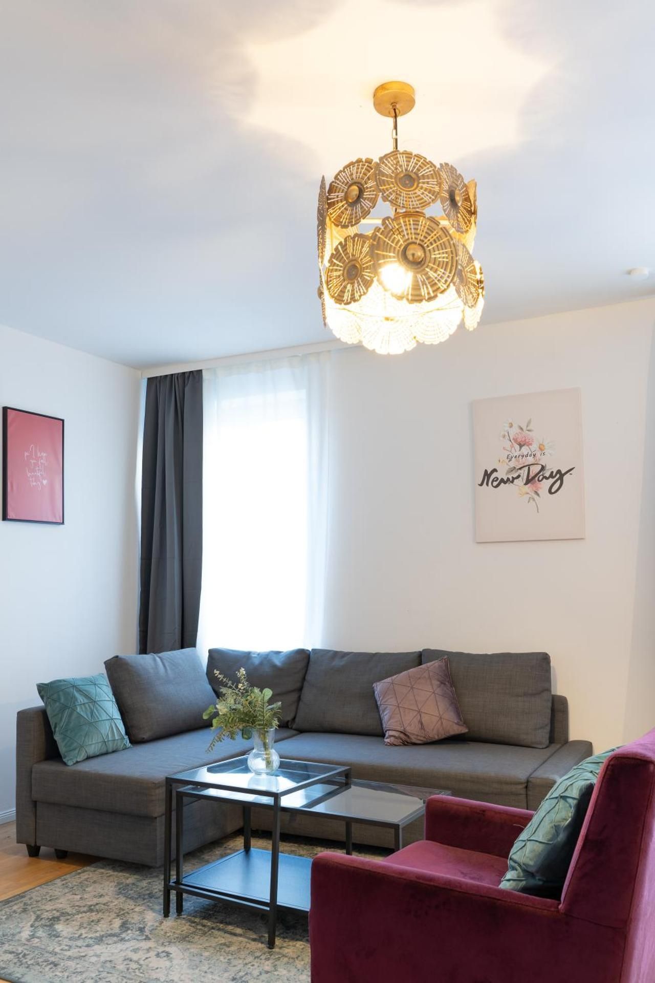 One-Bedroom Apartment with Balcony and City View