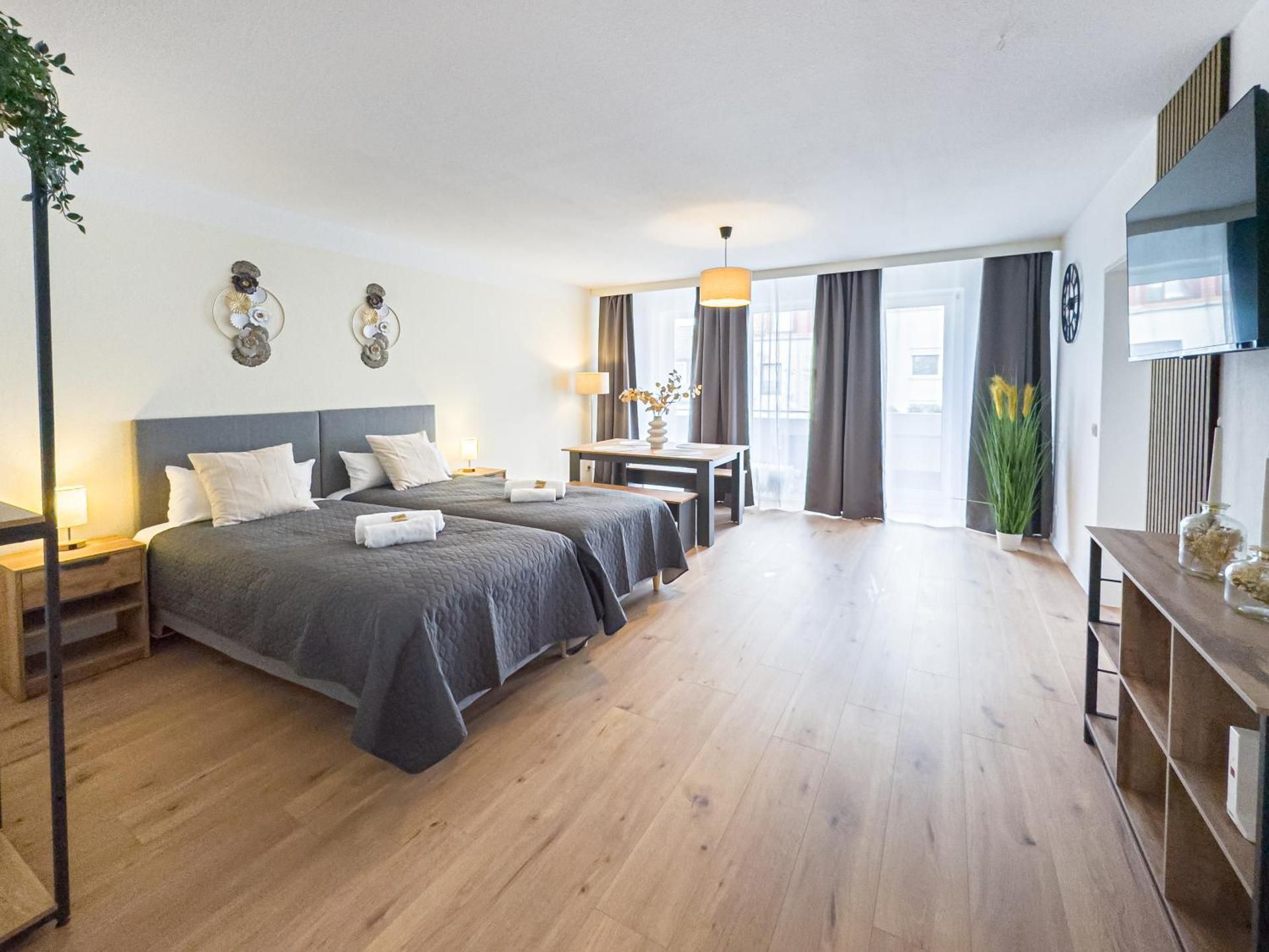 Two-Bedroom Apartment with Balcony