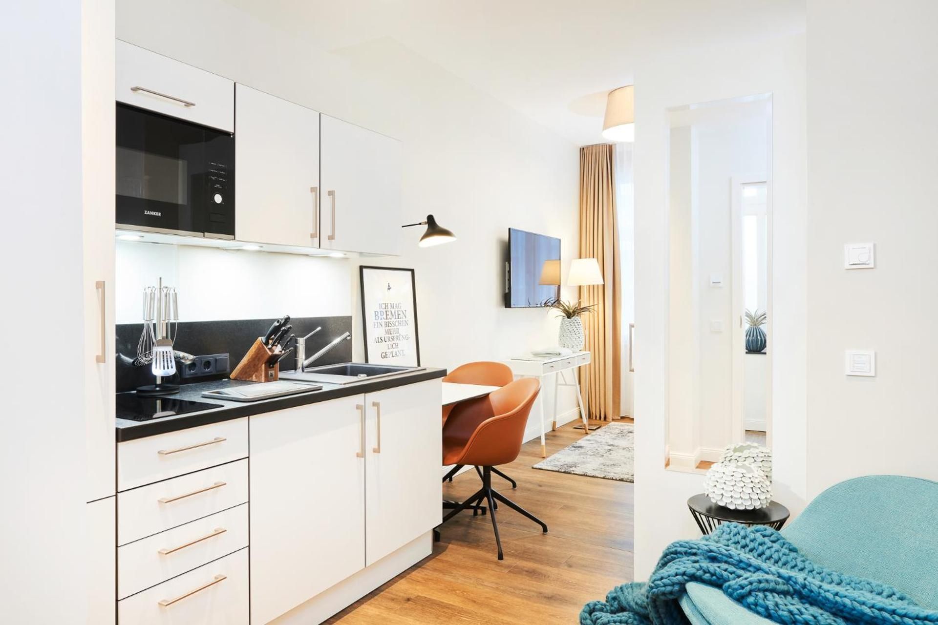 Studio with Balcony