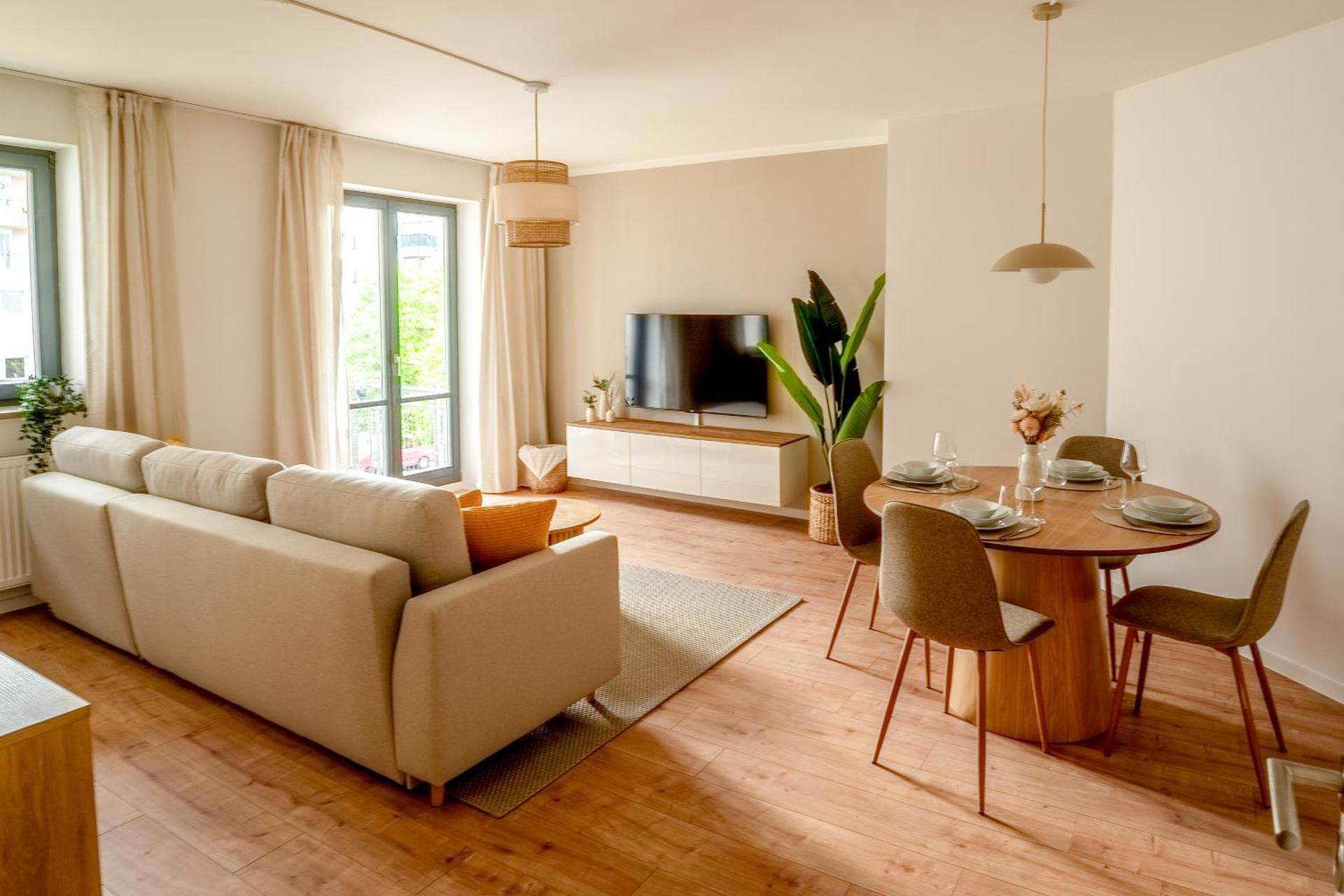 One-Bedroom Apartment with Balcony