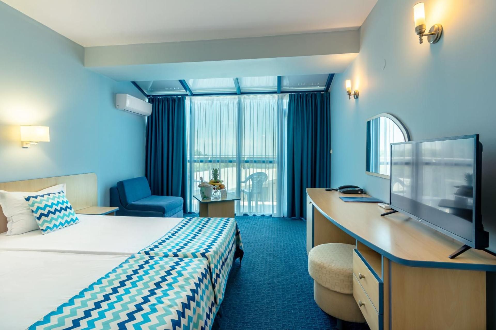 Standard Double or Twin Room with Extra bed (2 Adults + 1 Child) and Free Private Beach Access