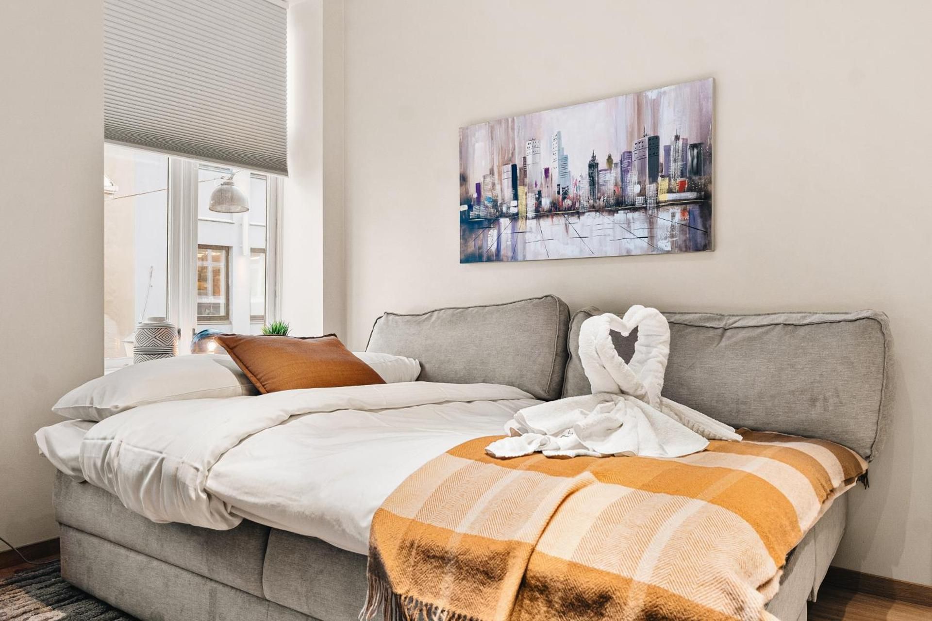 Two-Bedroom Apartment with Balcony and Terrace