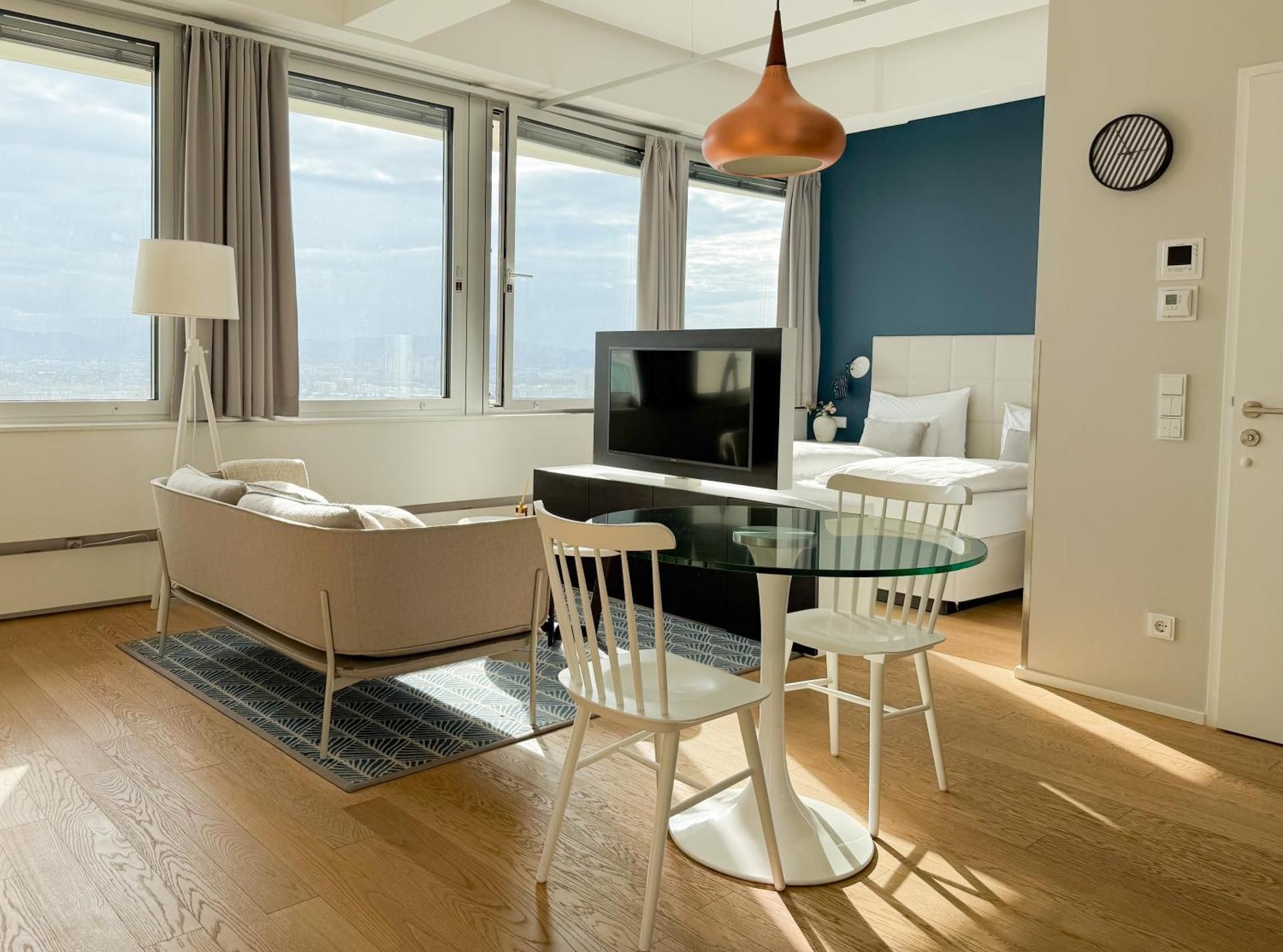 One-Bedroom Apartment with City View