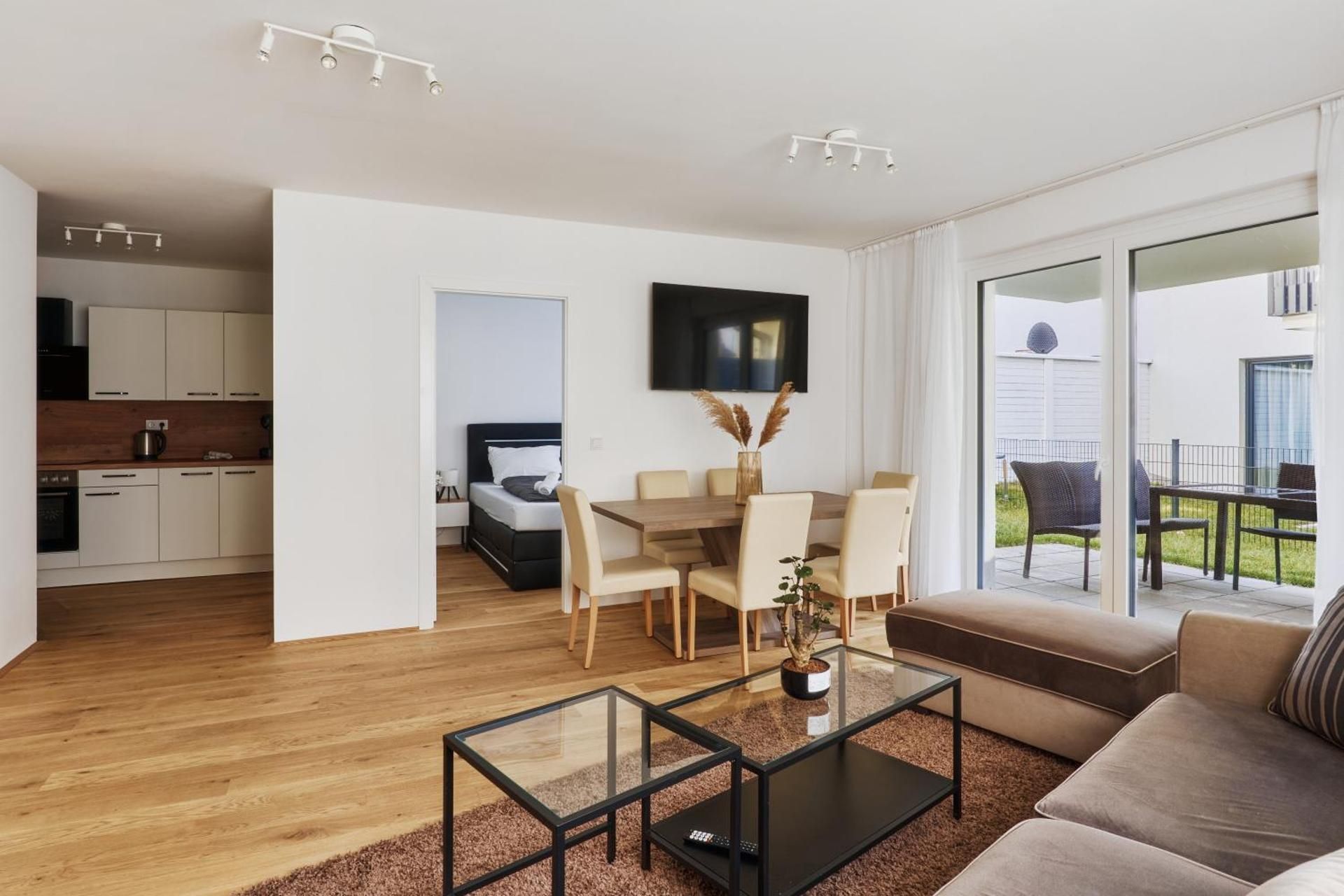 Two-Bedroom Apartment with Garden View