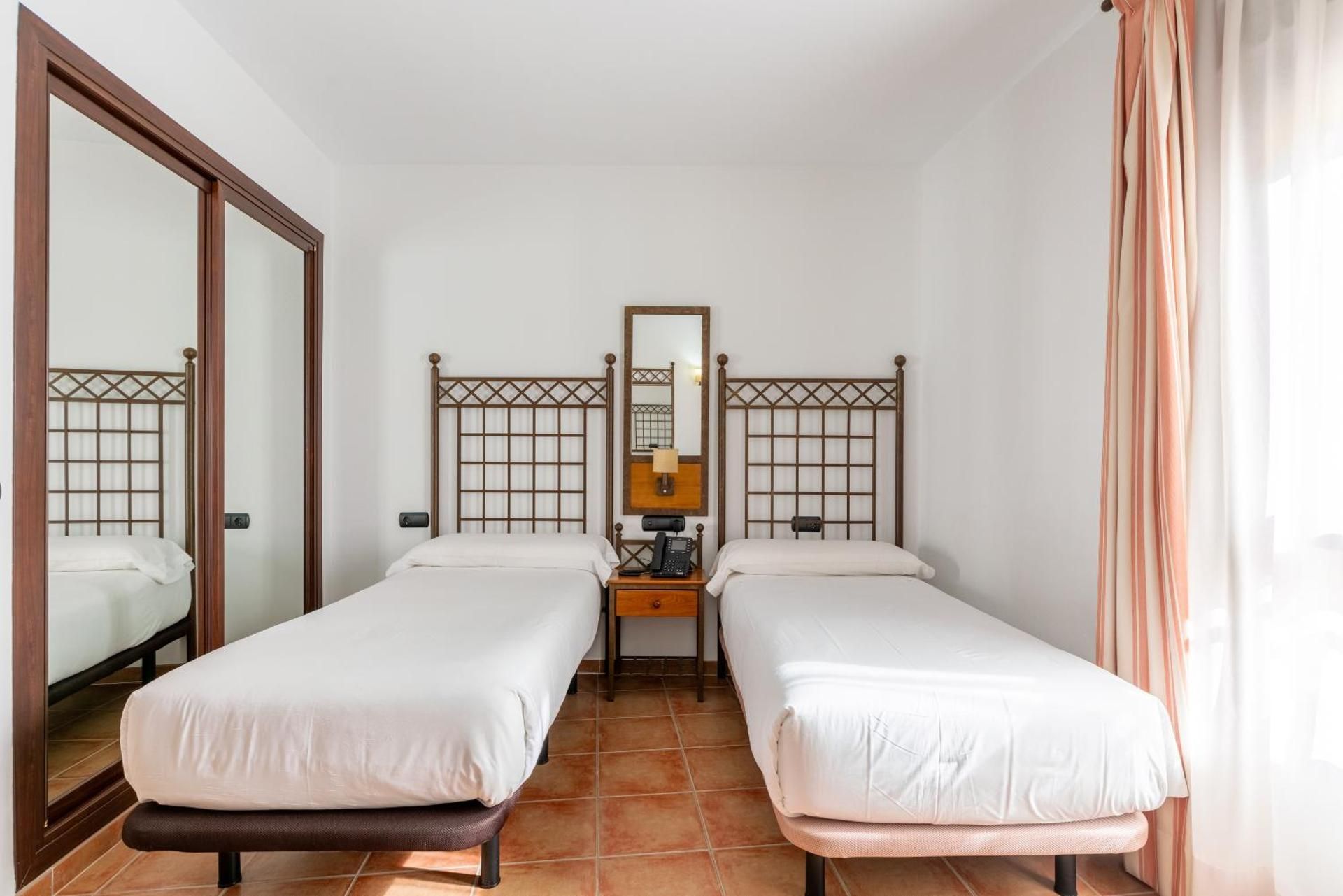 Exterior twin room