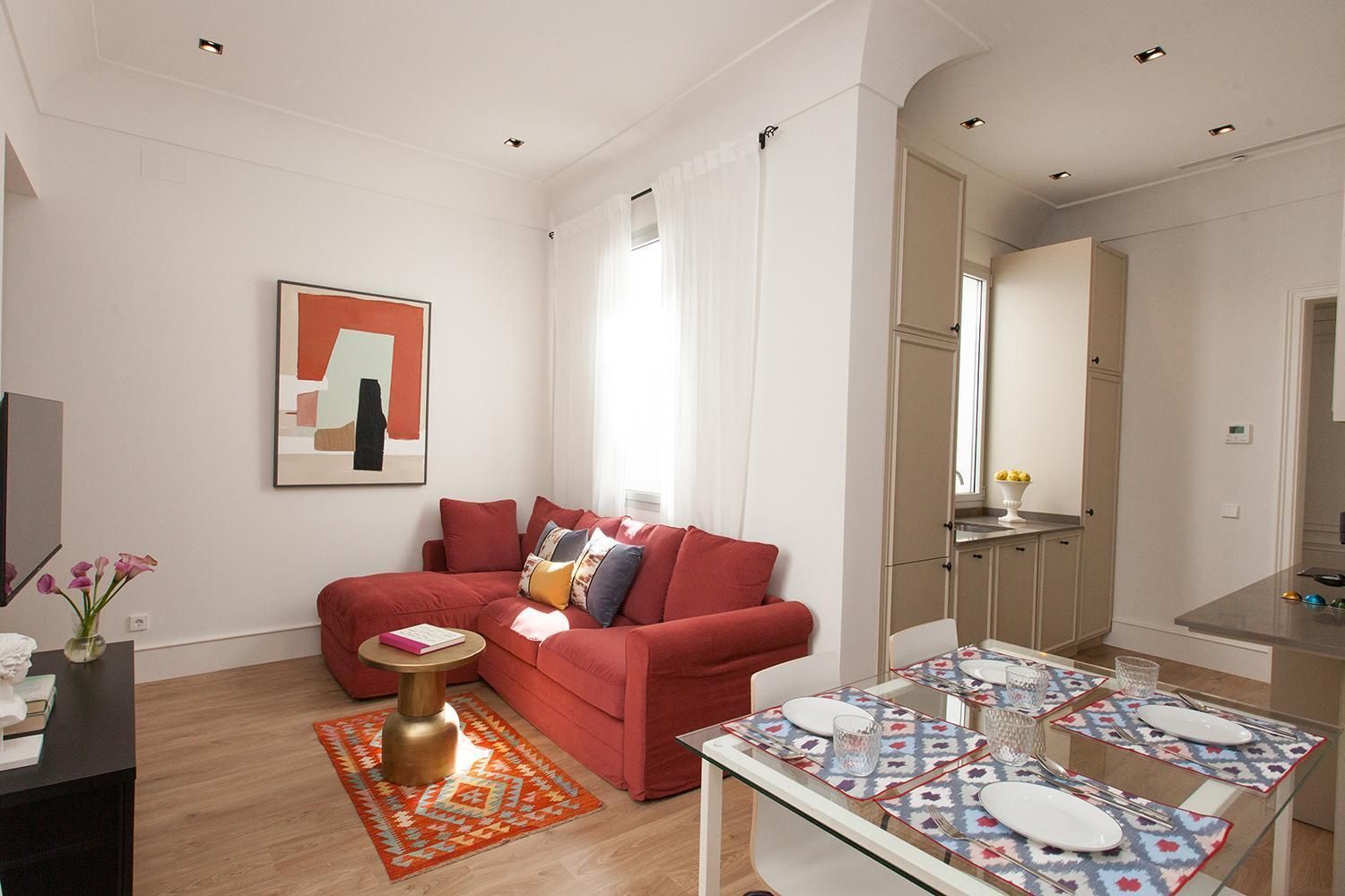 Two-Bedroom Apartment with Balcony