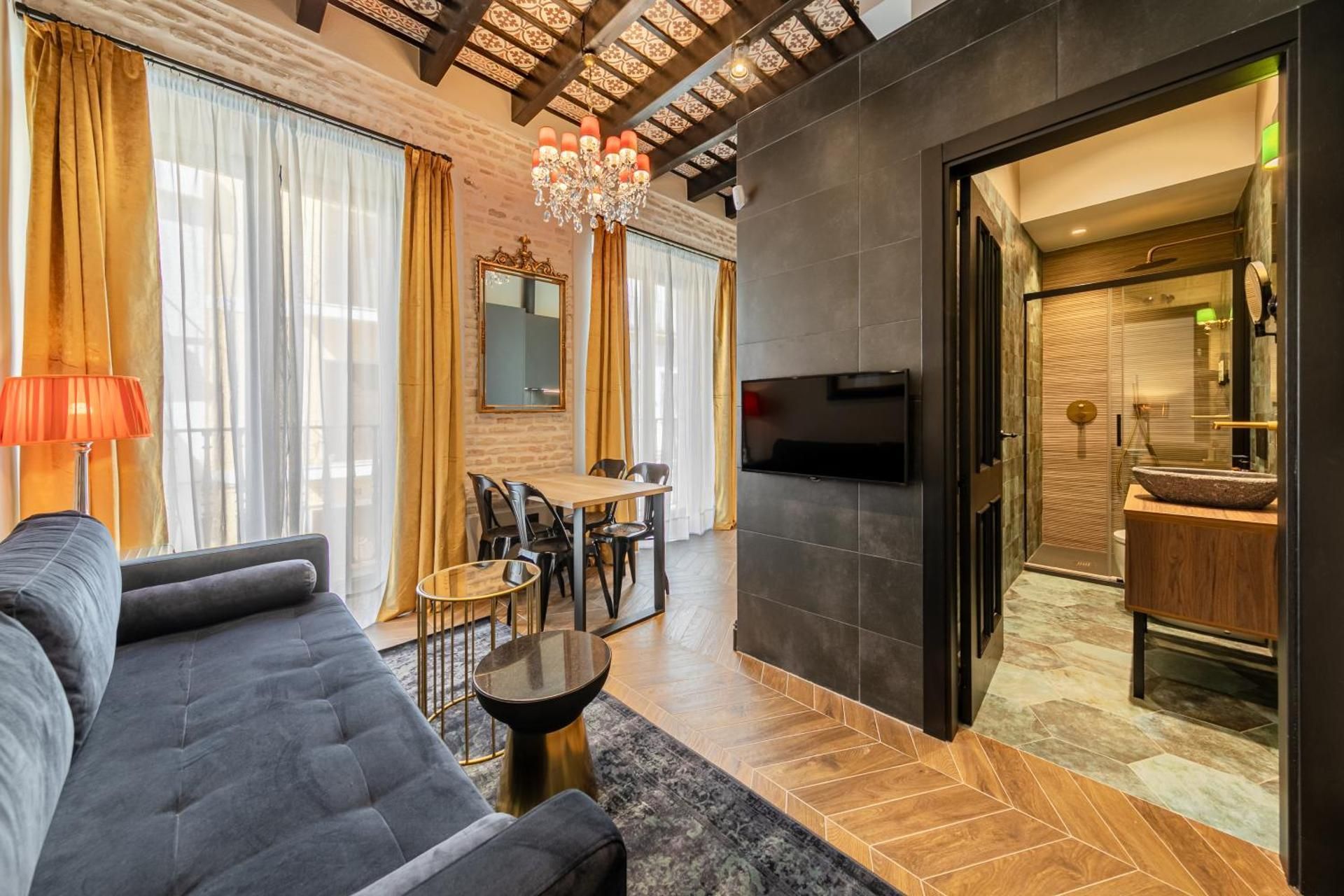 Deluxe One-Bedroom Apartment with City View