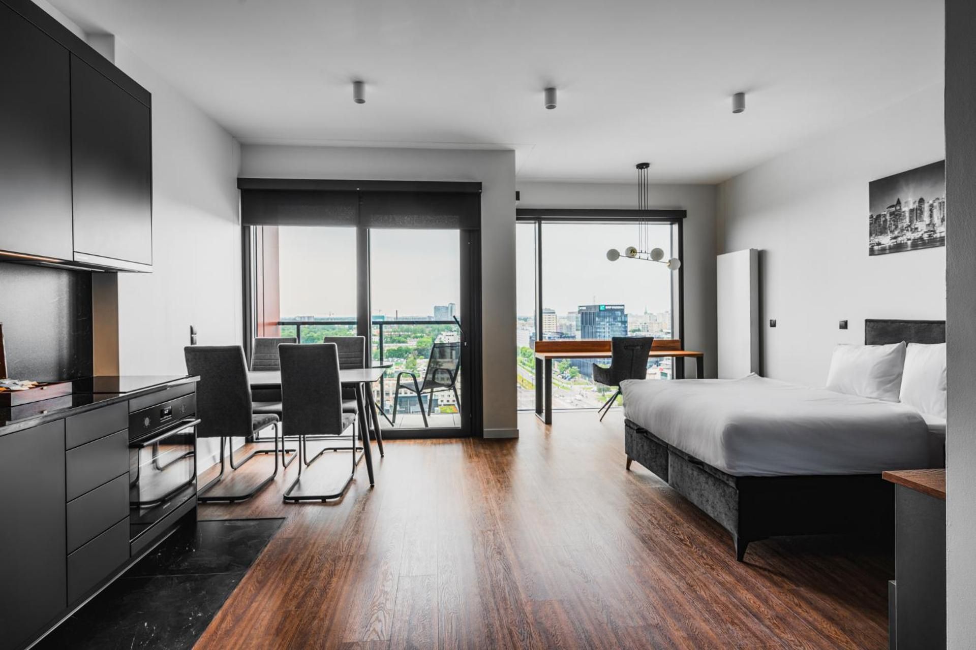 Studio Apartment with Balcony