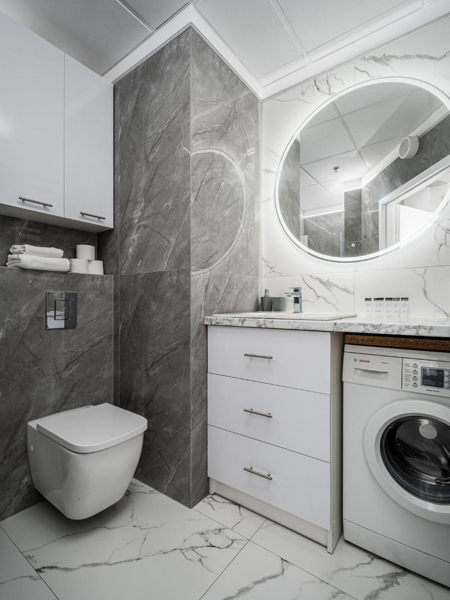 Kasprzaka 29 Wola Tower Free Garage By Perfect Apart Studio with Balcony