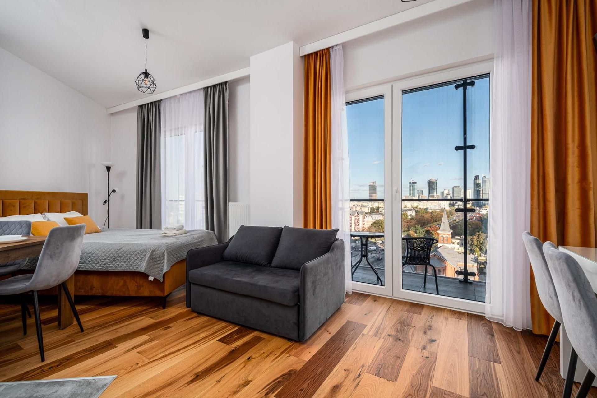 Kasprzaka 29 Wola Tower Free Garage By Perfect Apart Studio with Balcony 2