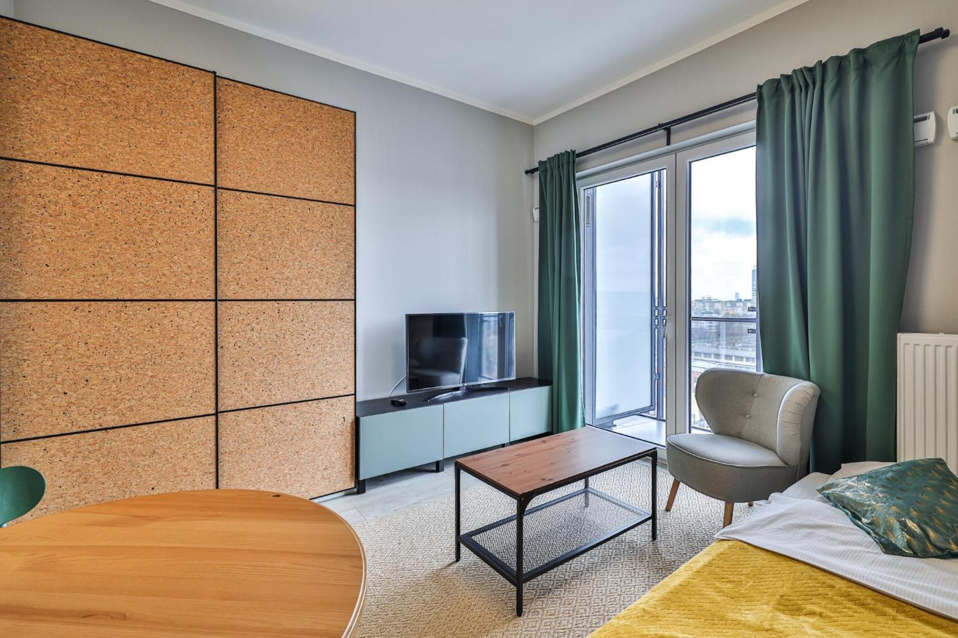 Studio with Balcony