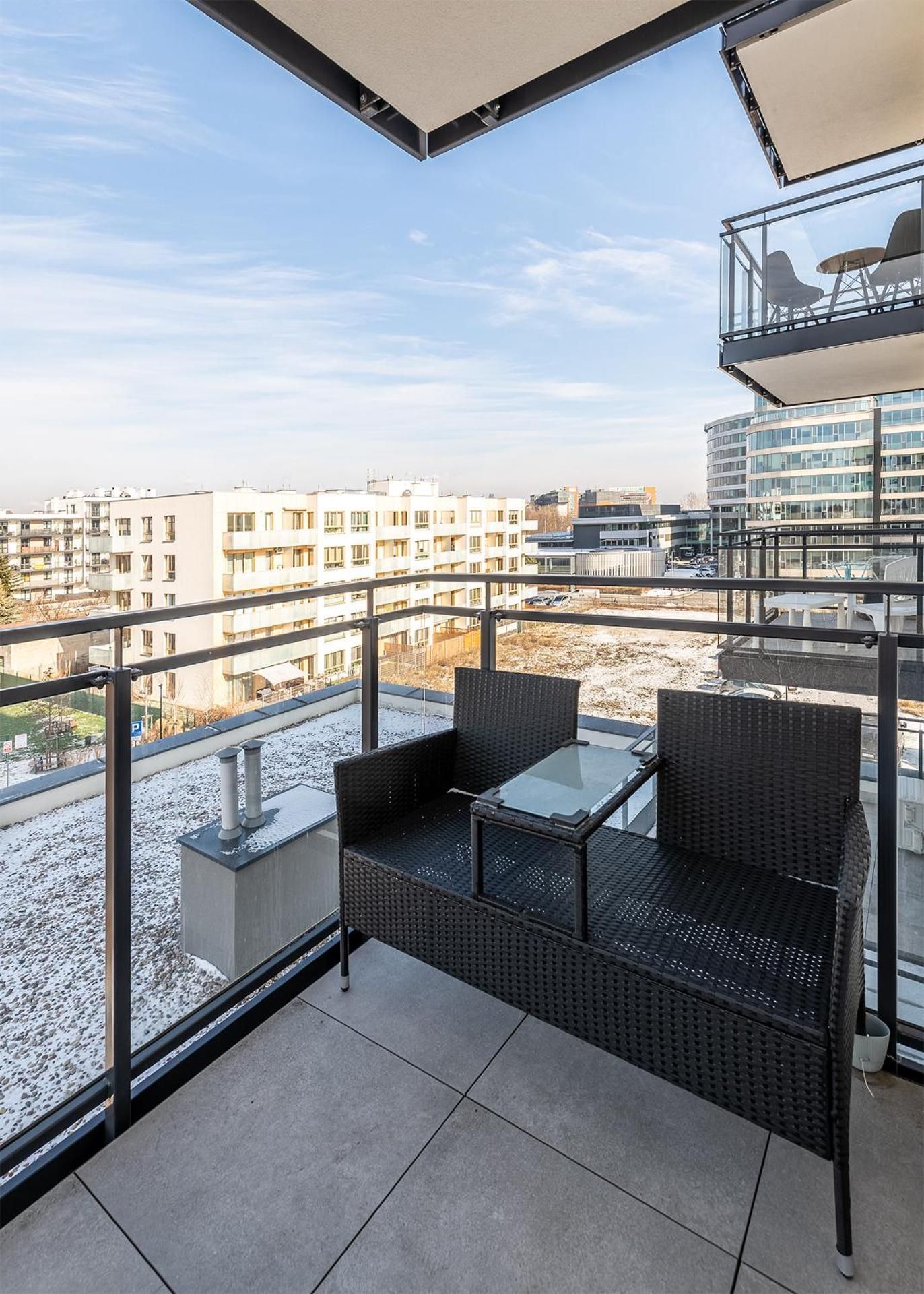 Studio with Balcony