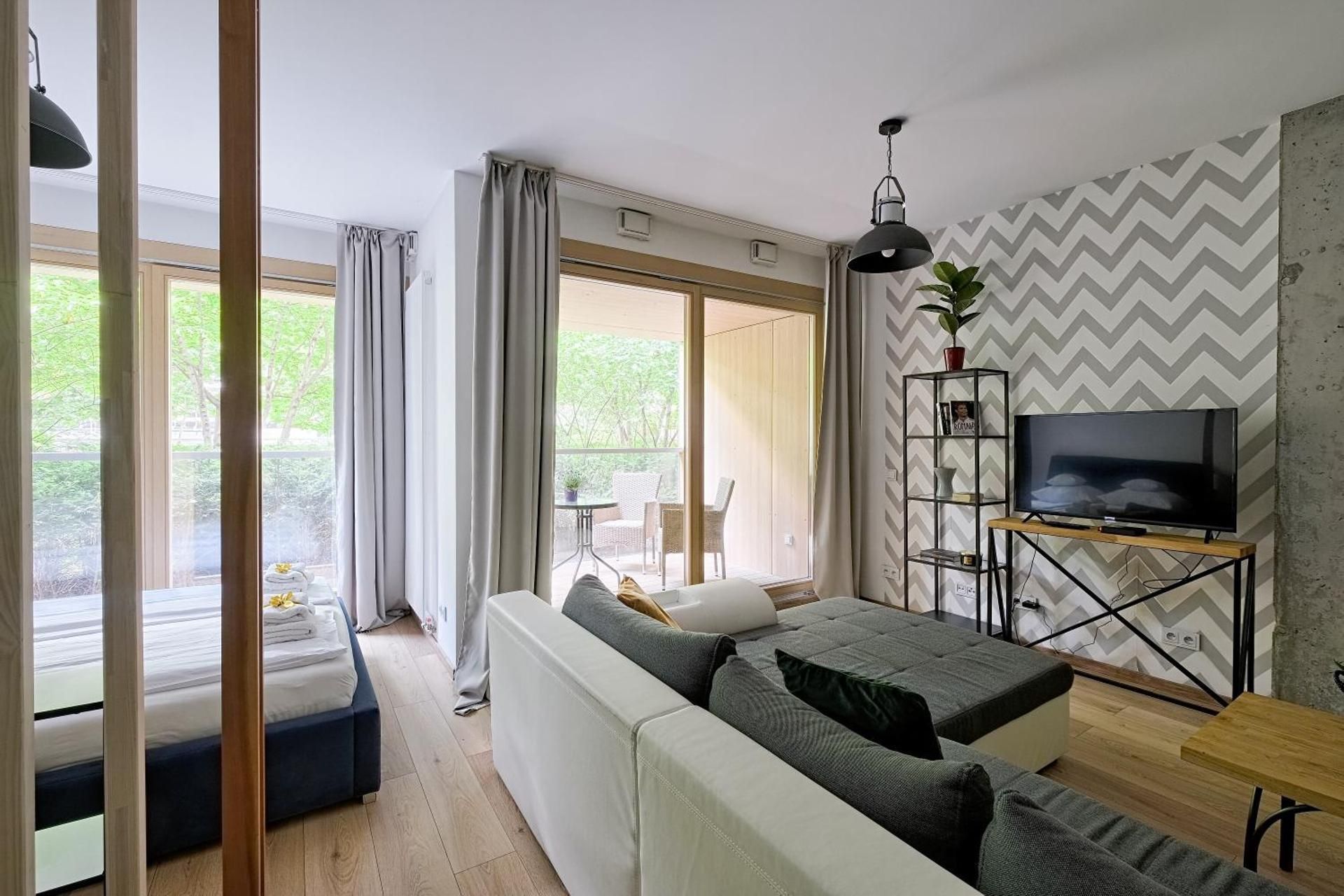 Studio Apartment with Balcony