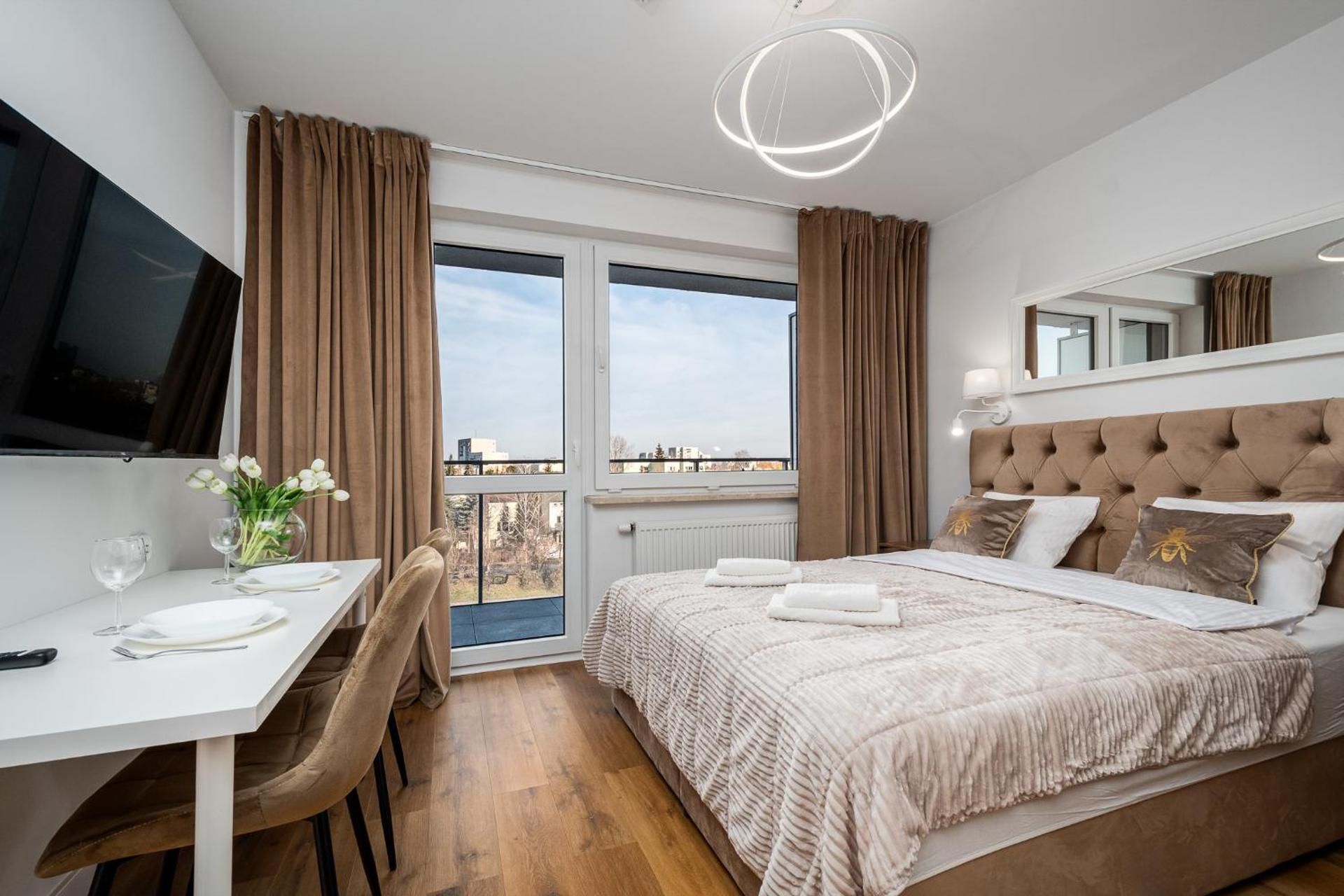 Studio with Balcony