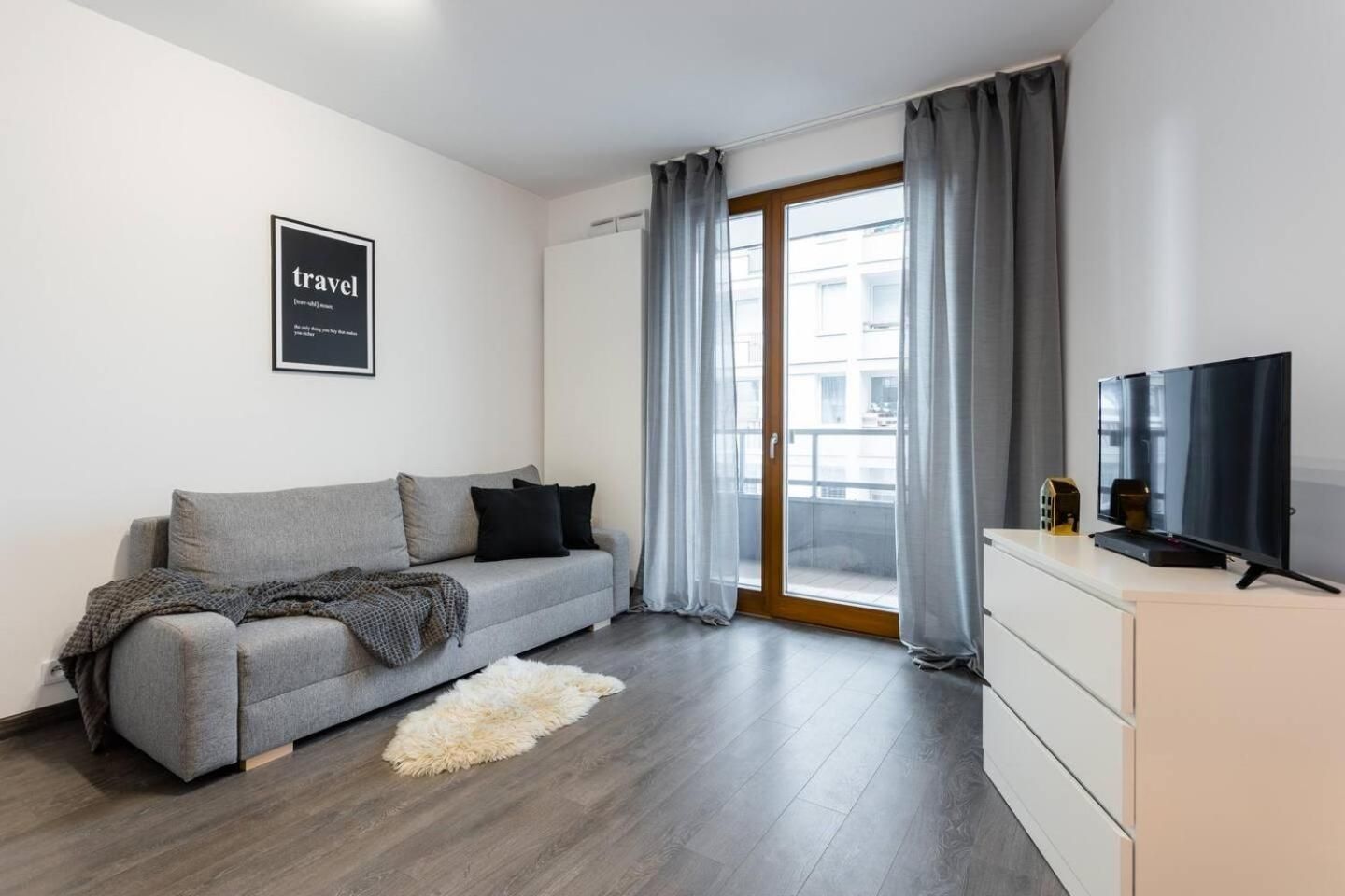 Studio with Balcony