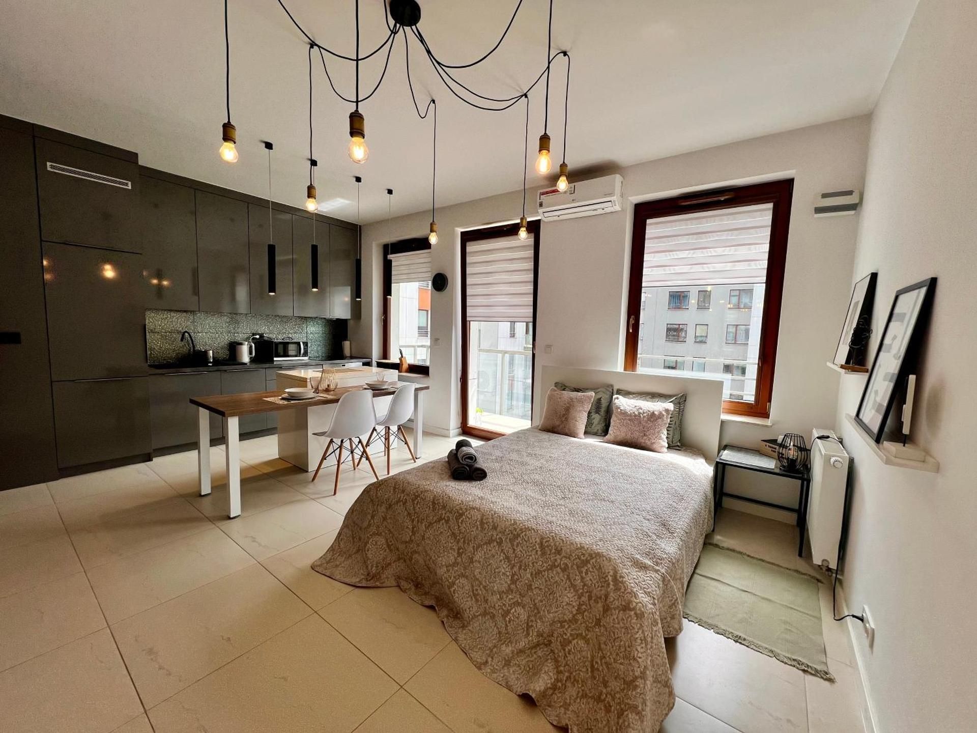 Close to Chopin airport, Moduo Cybernetyki, free parking by Cosmo Spirit