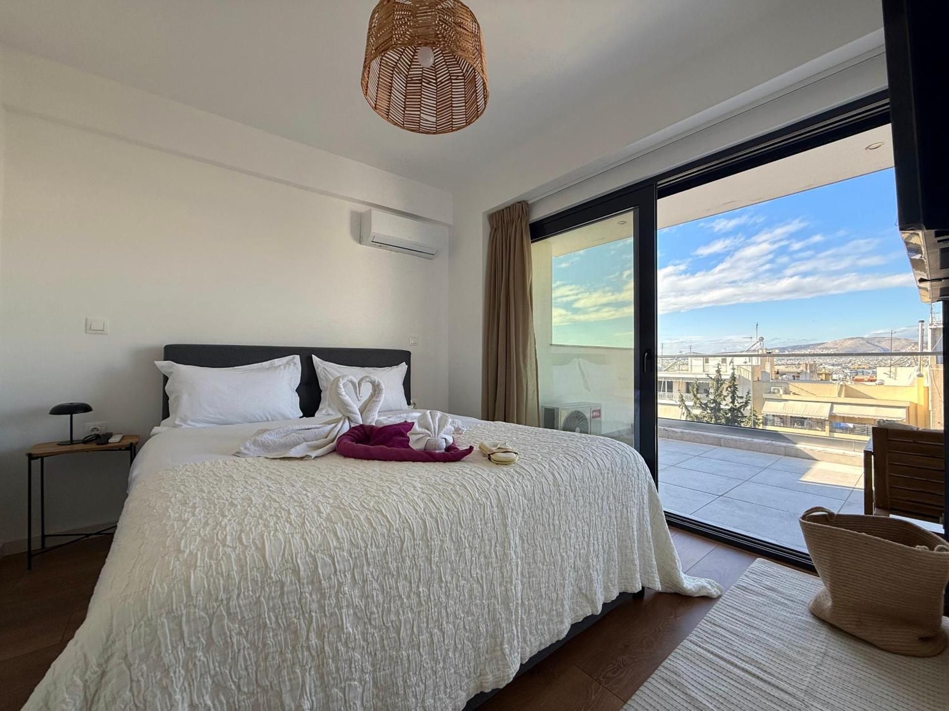 Two-Bedroom Apartment with Balcony and Terrace