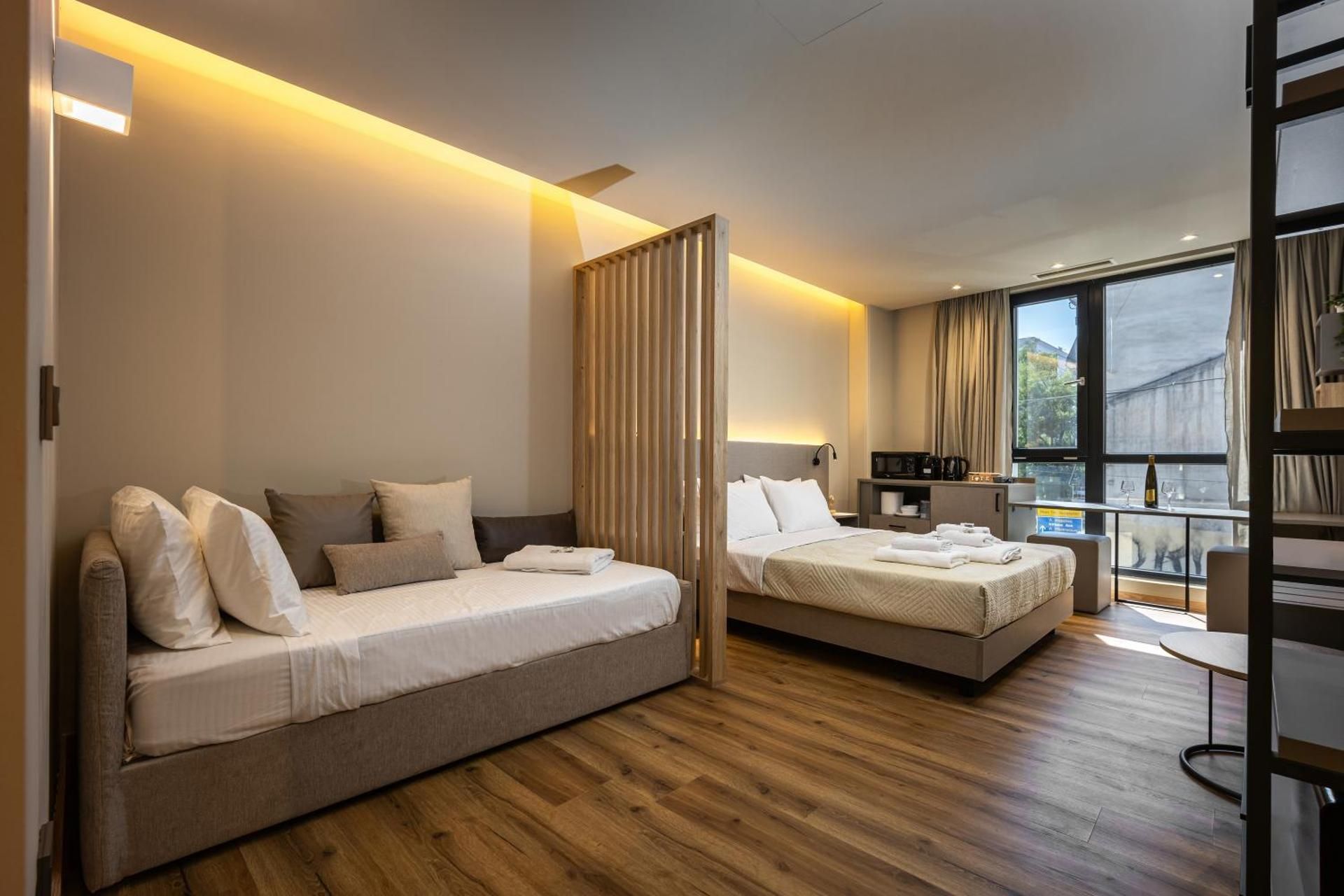 Deluxe One-Bedroom Apartment with City View
