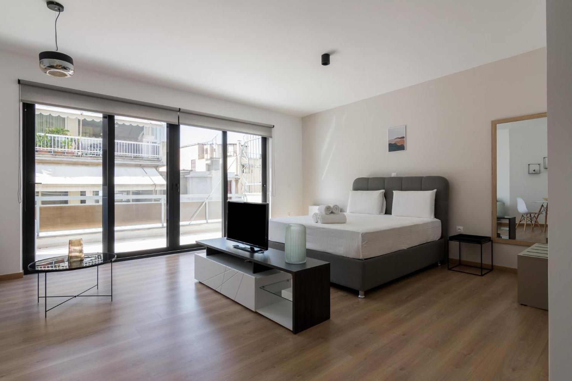 Studio with Balcony
