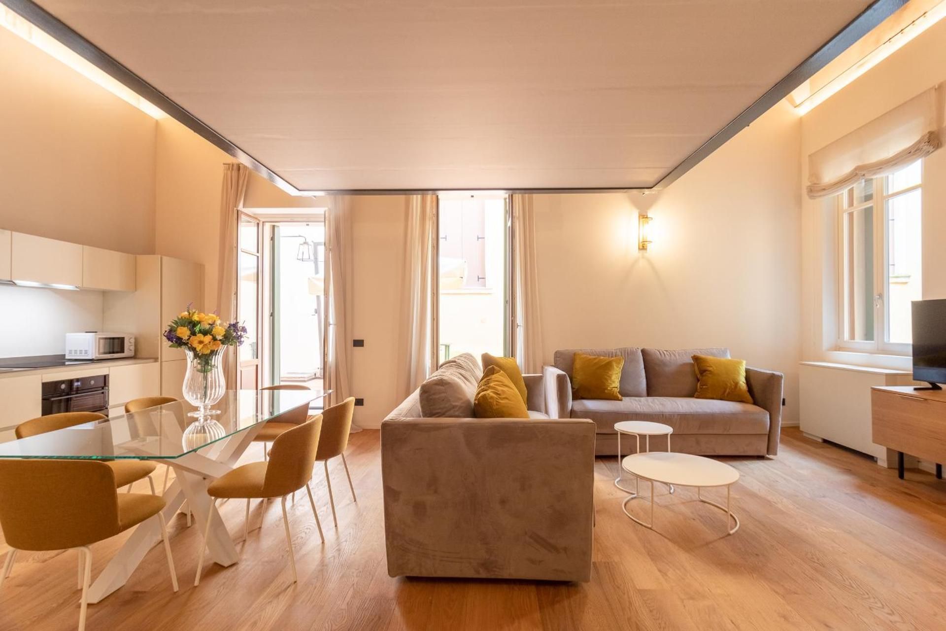 One-Bedroom Apartment with Terrace