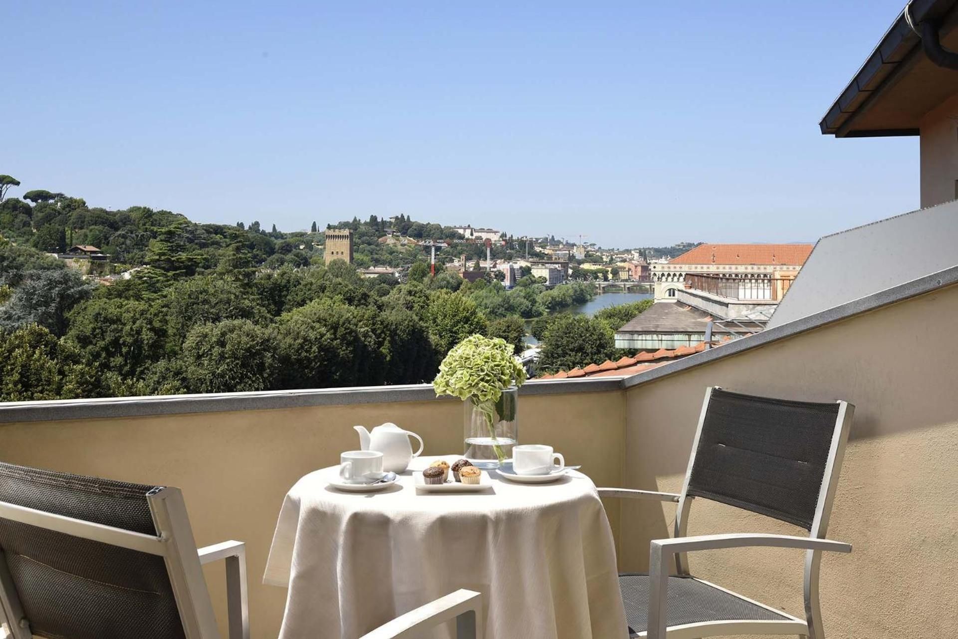 Junior Suite with Balcony and River View