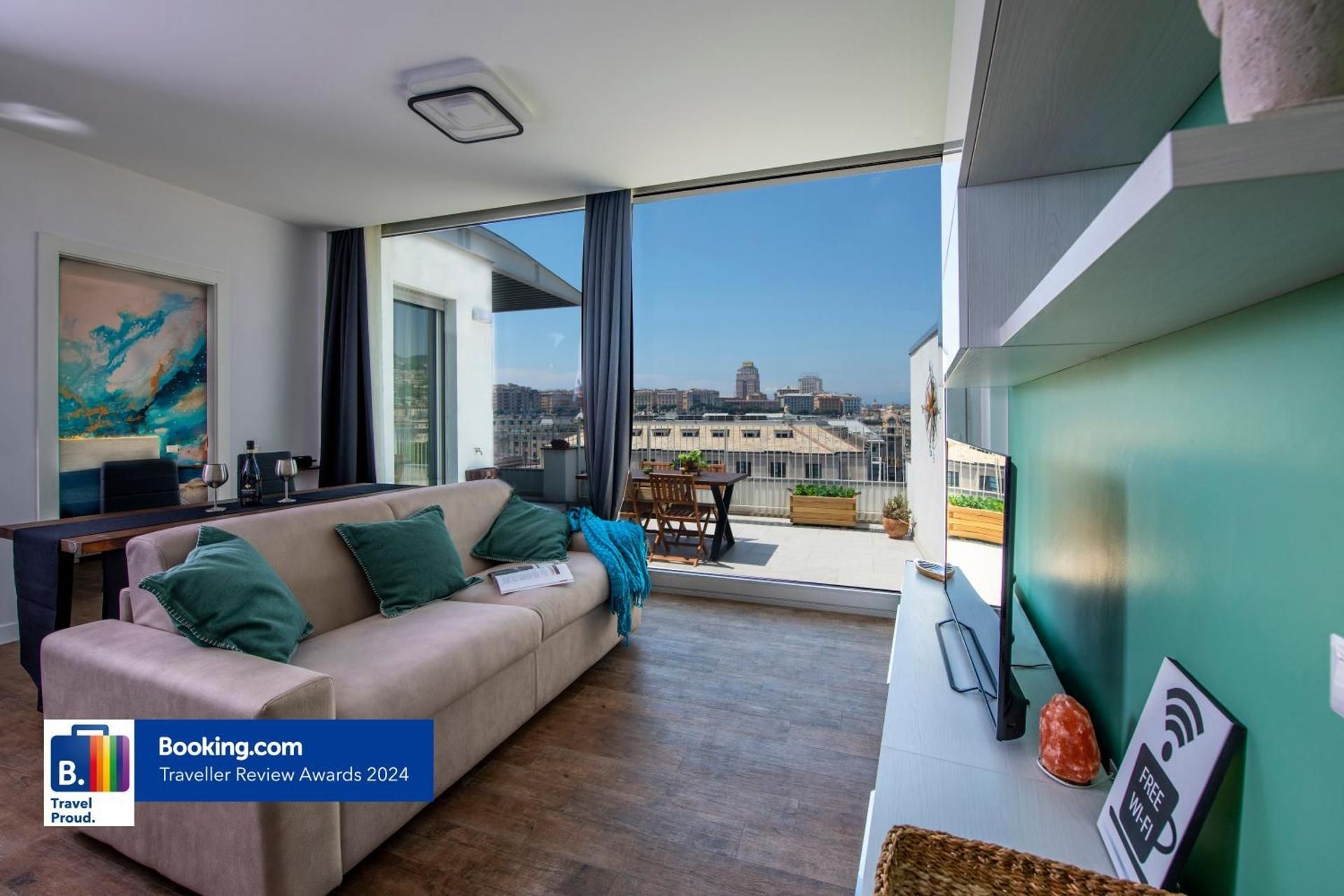 One-Bedroom Apartment with Sea View and Terrace