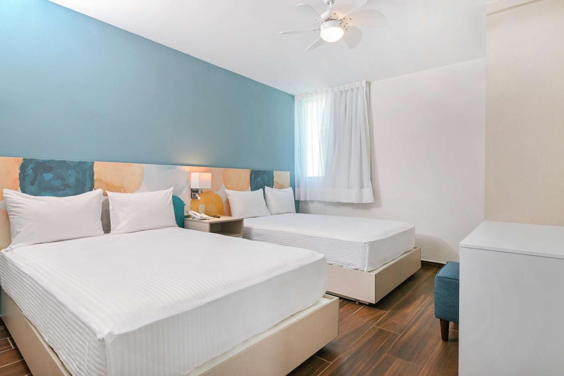 Double Room with Two Double Beds and Sofa Bed - Non-Smoking