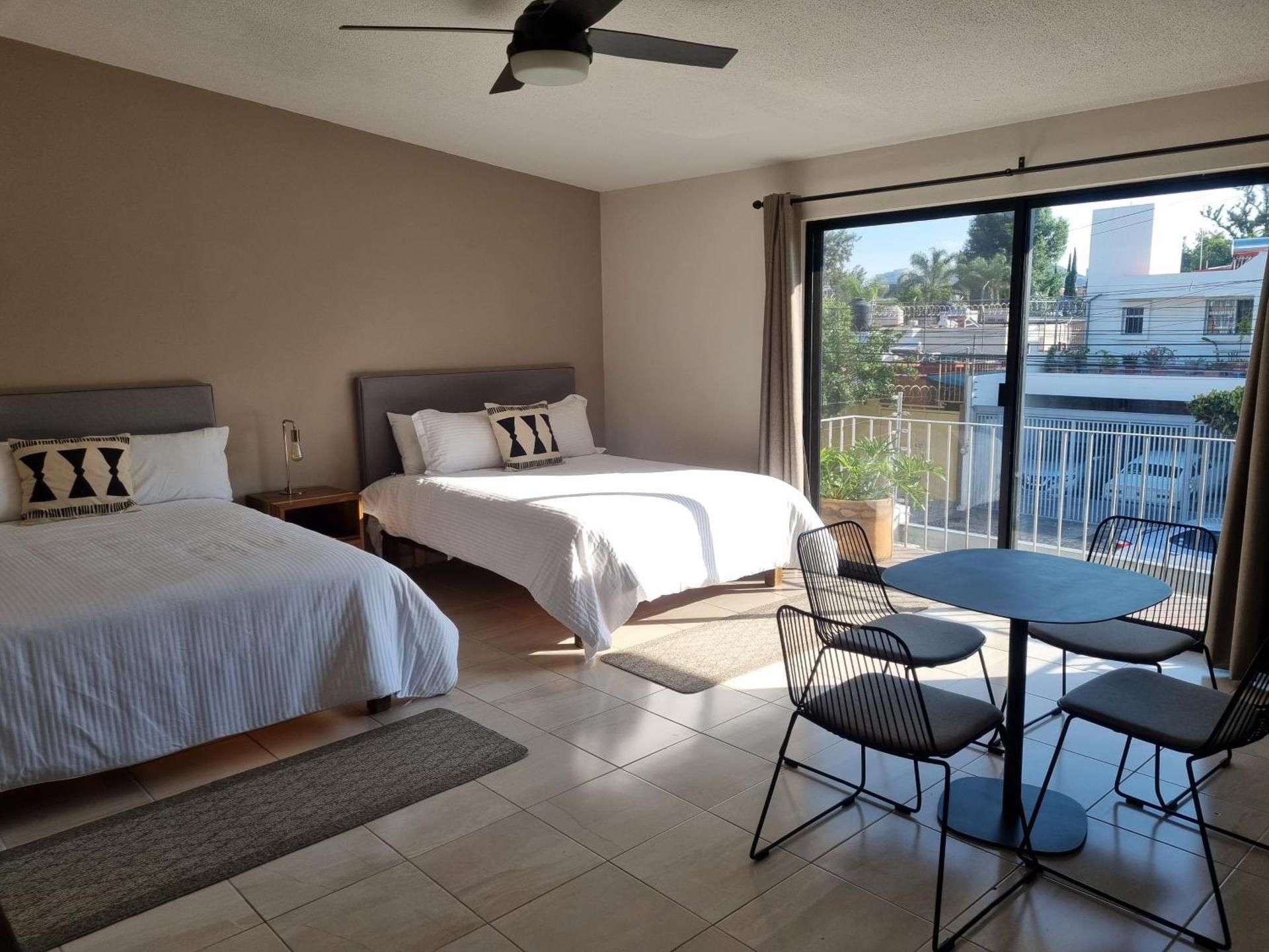 Studio with Balcony