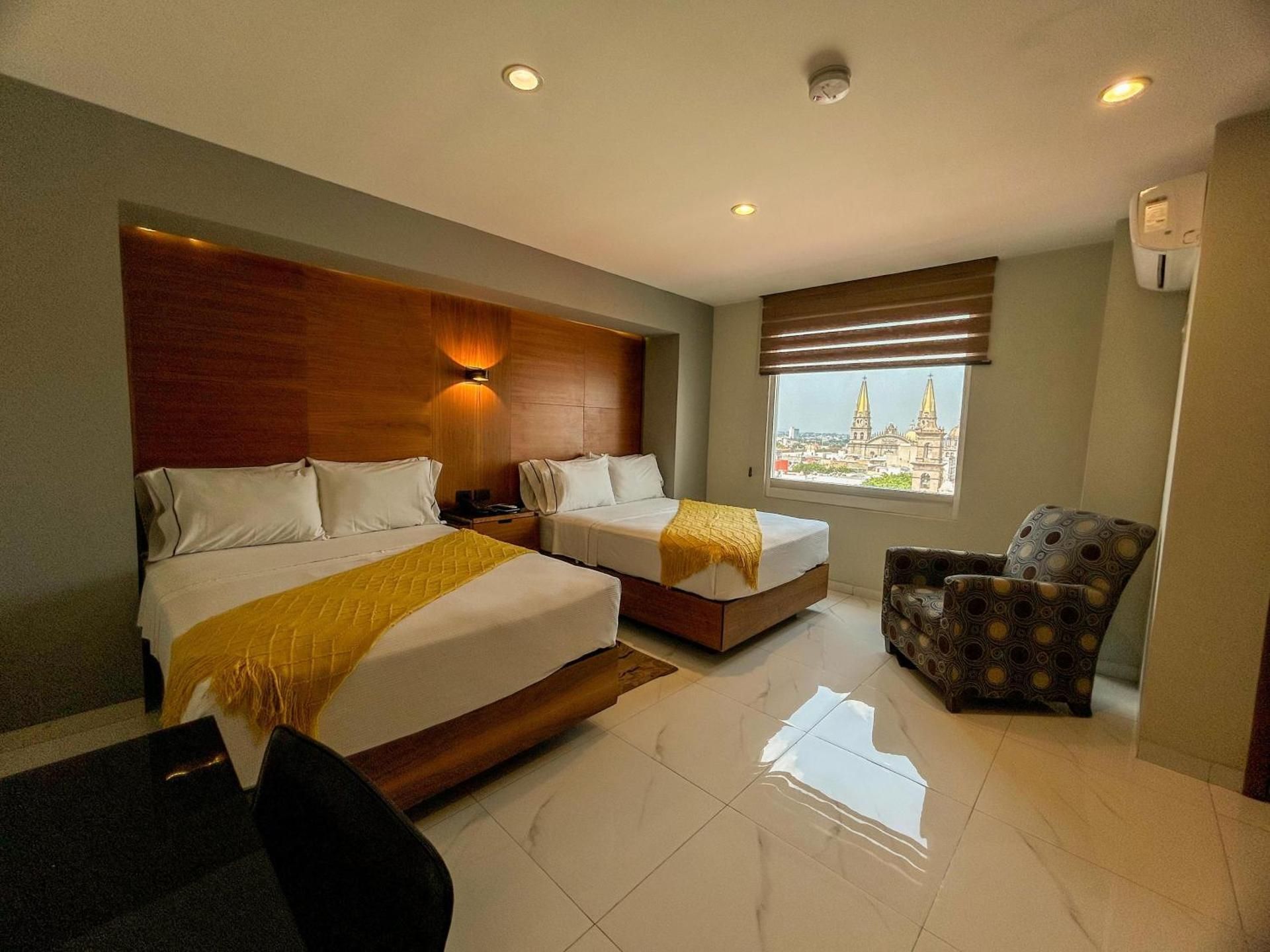 Superior Double Room with Two Double Beds - With View