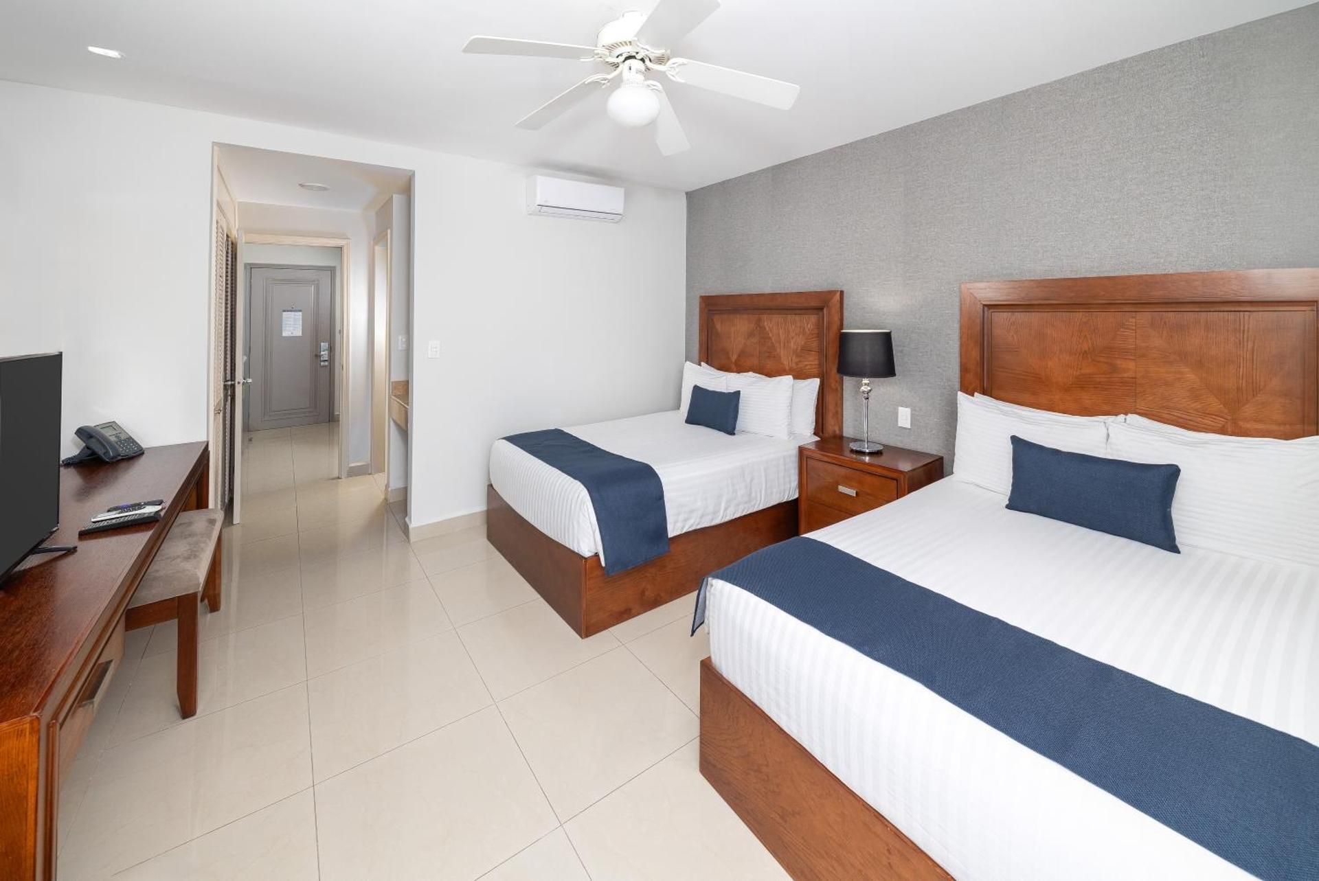 Double Suite with Two Double Beds