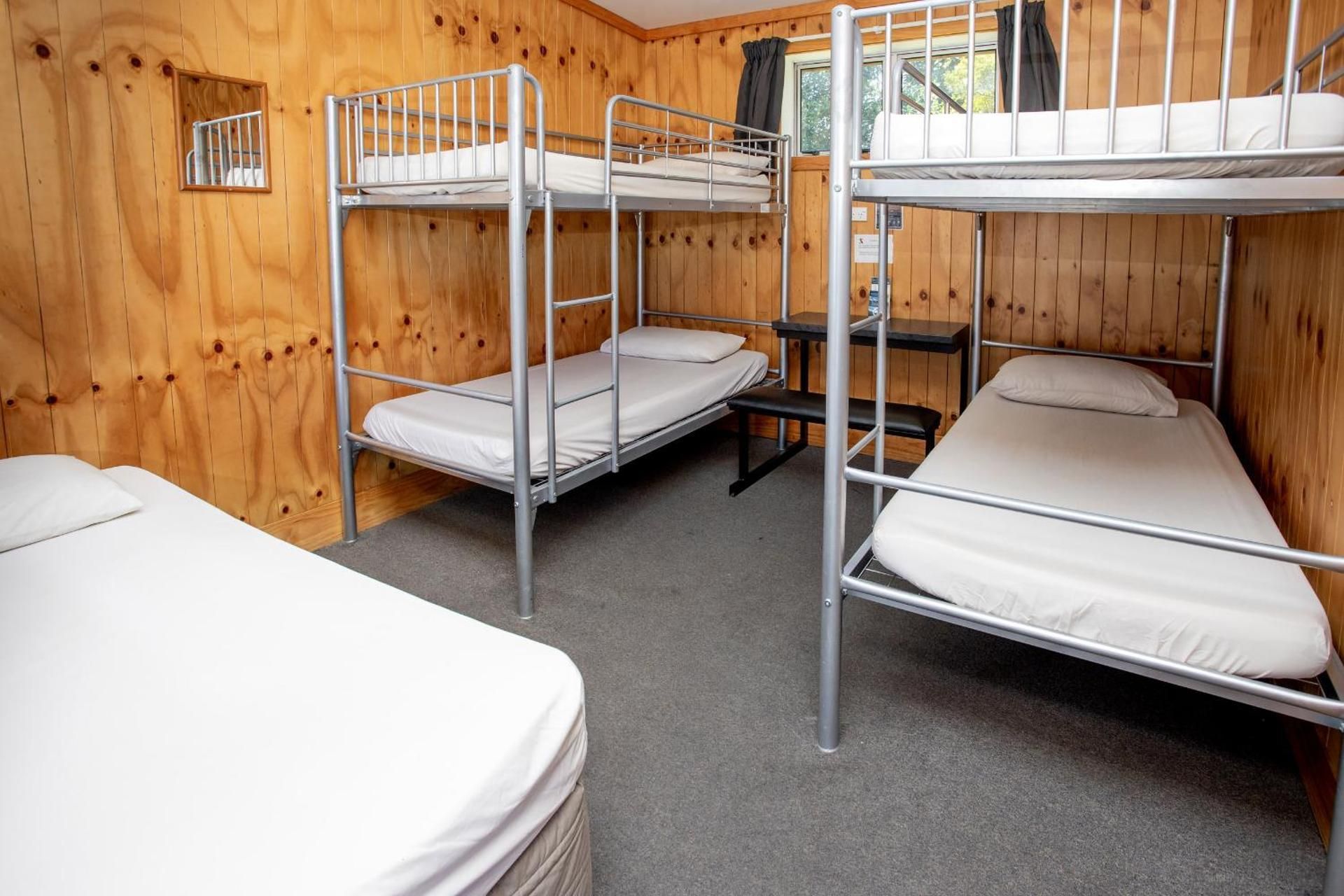Wellington Top 10 Holiday Park Economy Bunk Room with Shared Bathroom 2