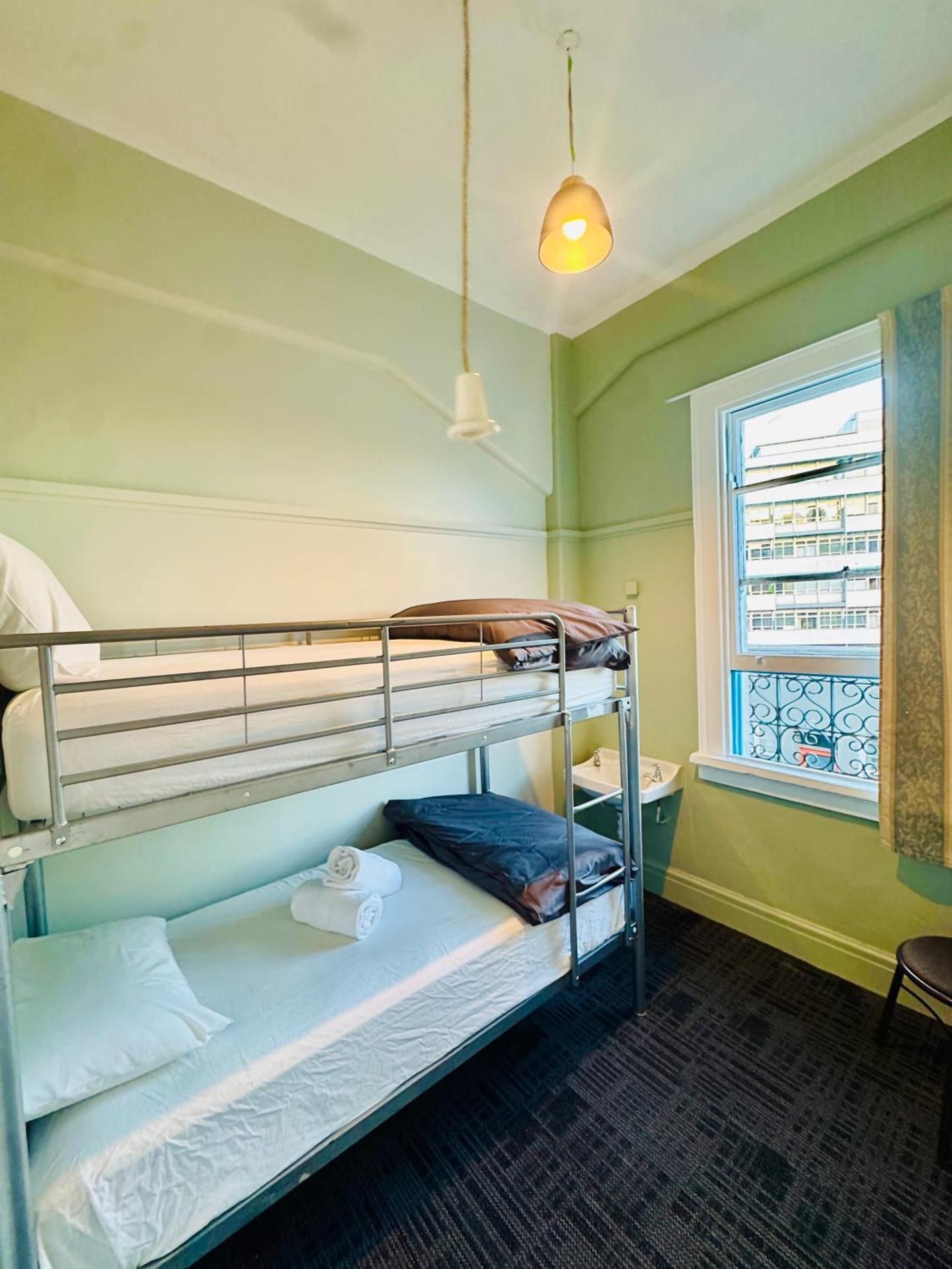 Twin Bunk Room with Shared Bathroom